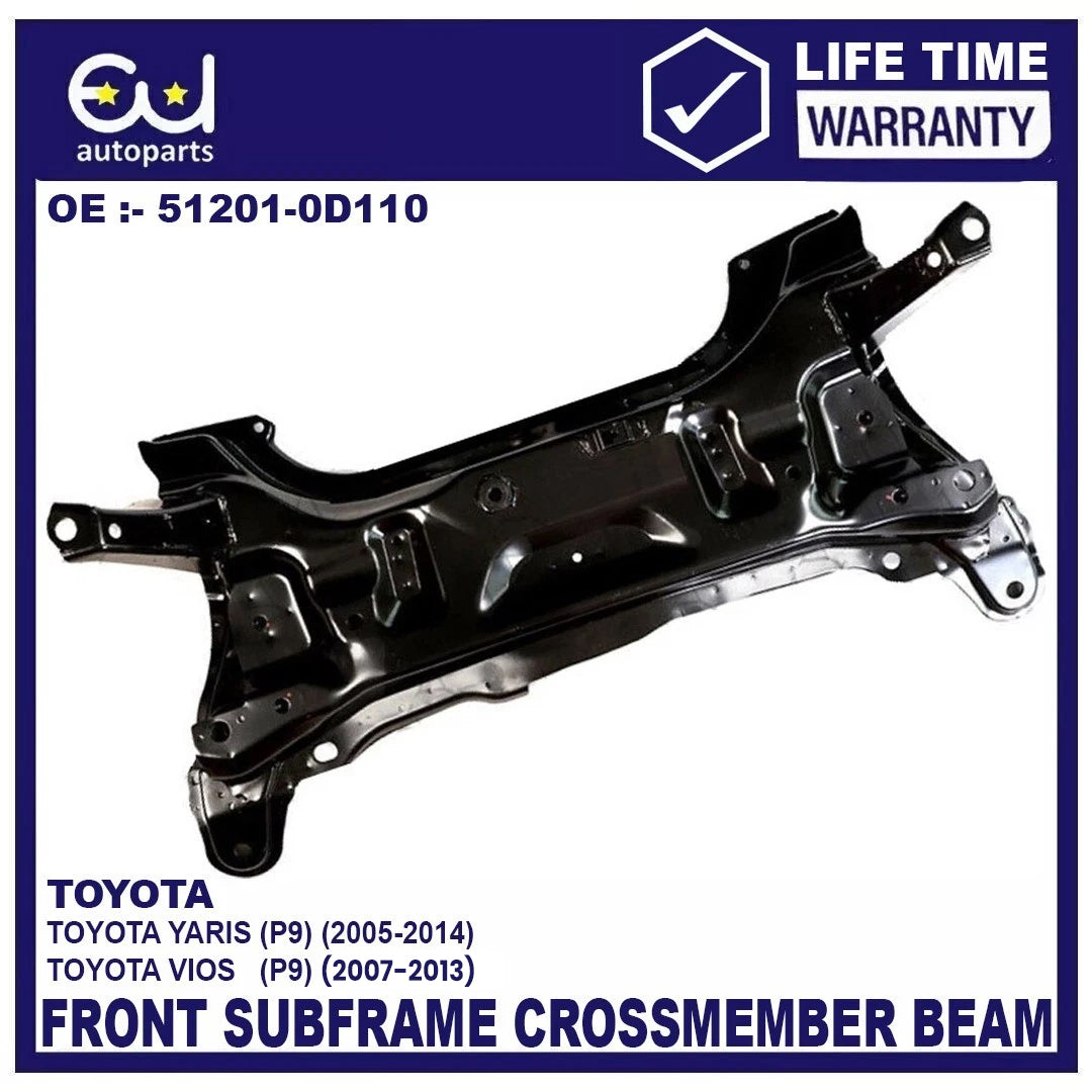 FRONT SUBFRAME CROSSMEMBER FOR TOYOTA YARIS/VITZ VIOS 2005-2014 51201-0D090