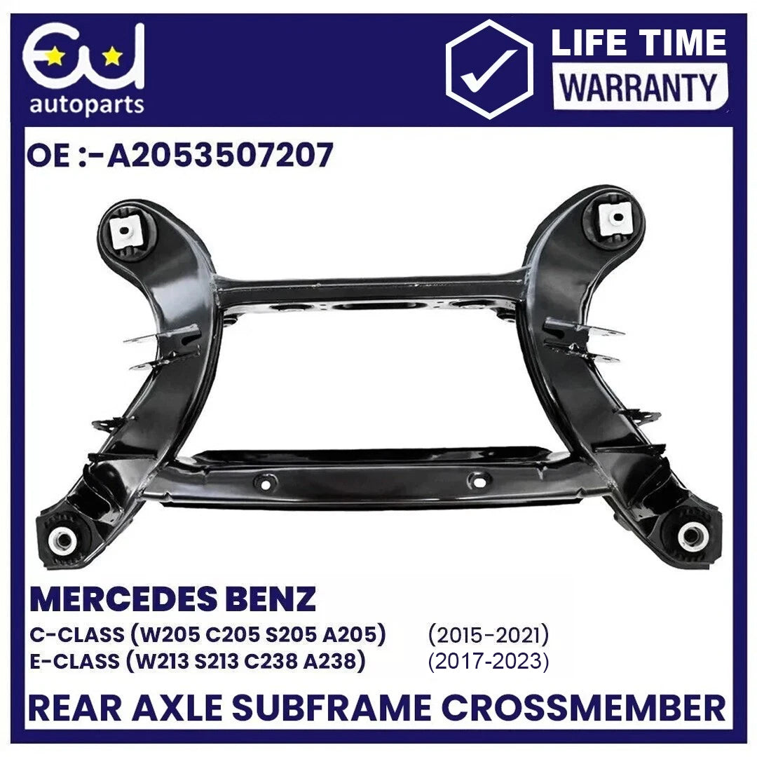REAR AXLE SUBFRAME CROSSMEMBER FOR MERCEDES C-CLASS C205 S205 W205 W213 15-21