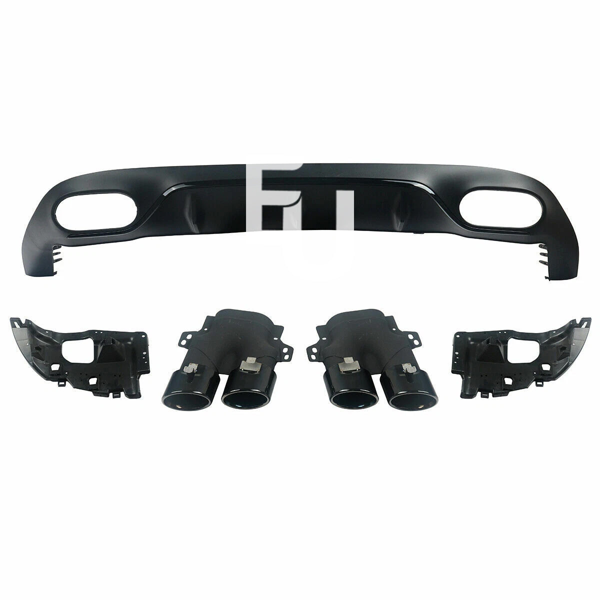 FOR MERCEDES E CLASS E53 REAR DIFFUSER LOOK COUPE C238 A238 CABRIOLET TAIL PIPE
