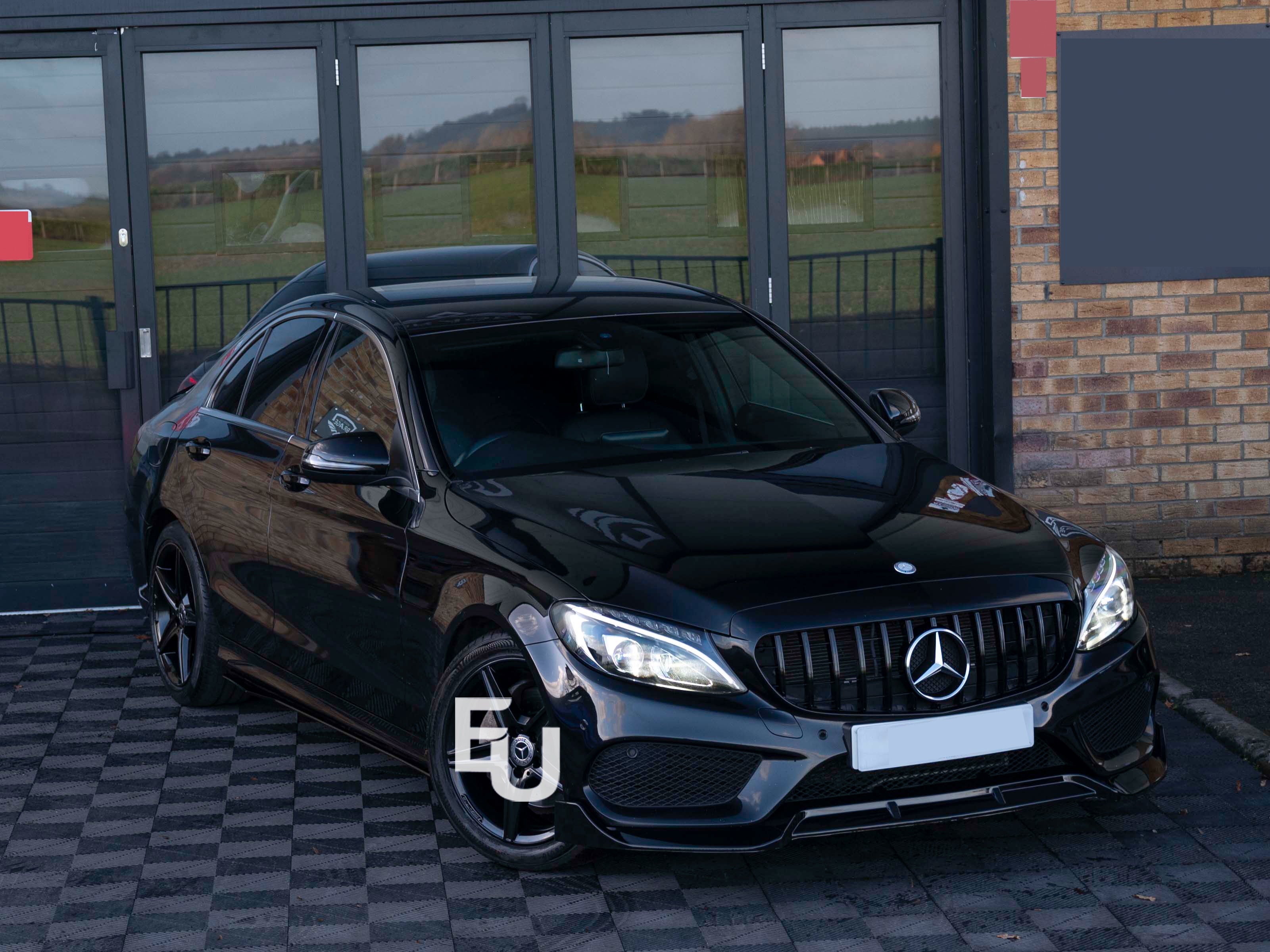 FOR MERCEDES C CLASS W205 C63 BODYKIT BODY KIT FRONT SPLITTER LIP DIFFUSER 15-18