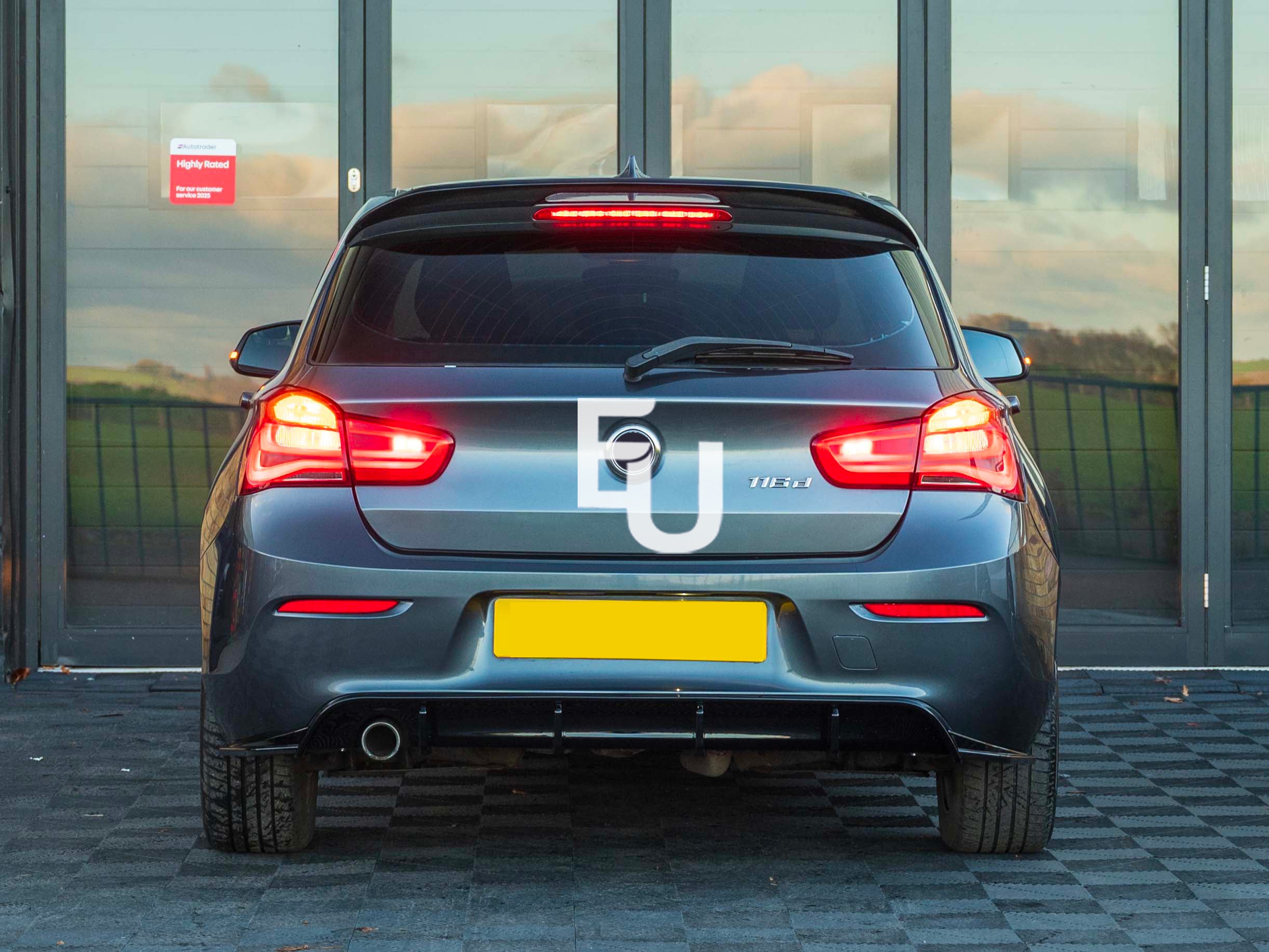 FOR BMW 1 SERIES F20 F21 SE LCI STANDARD REAR DIFFUSER LIP VALANCE BUMPER 15-19