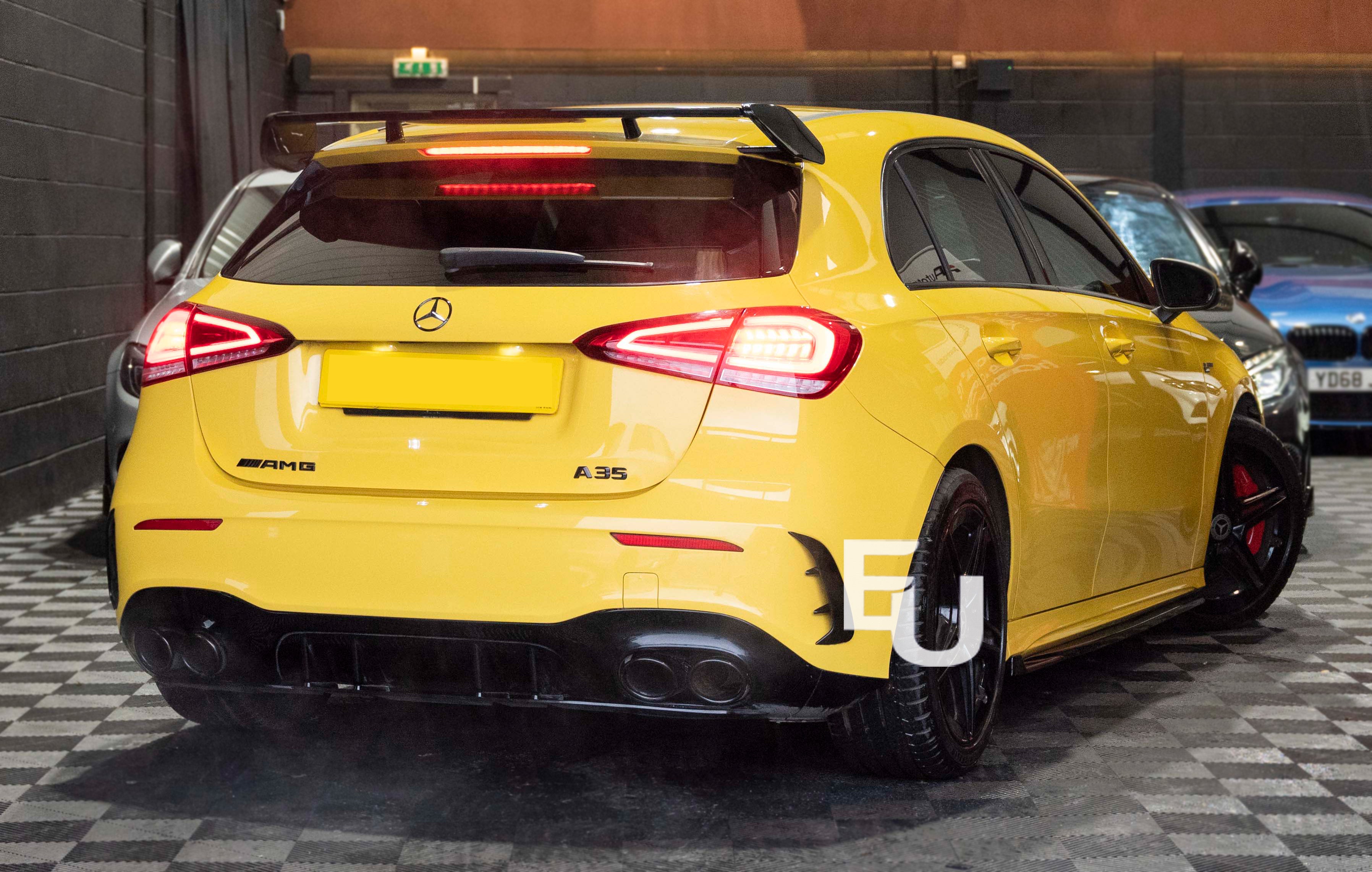 FOR MERCEDES A CLASS W177 CLA C118 SIDE SKIRT AMG LINE EXTENSION BLADE GLOSS 18+