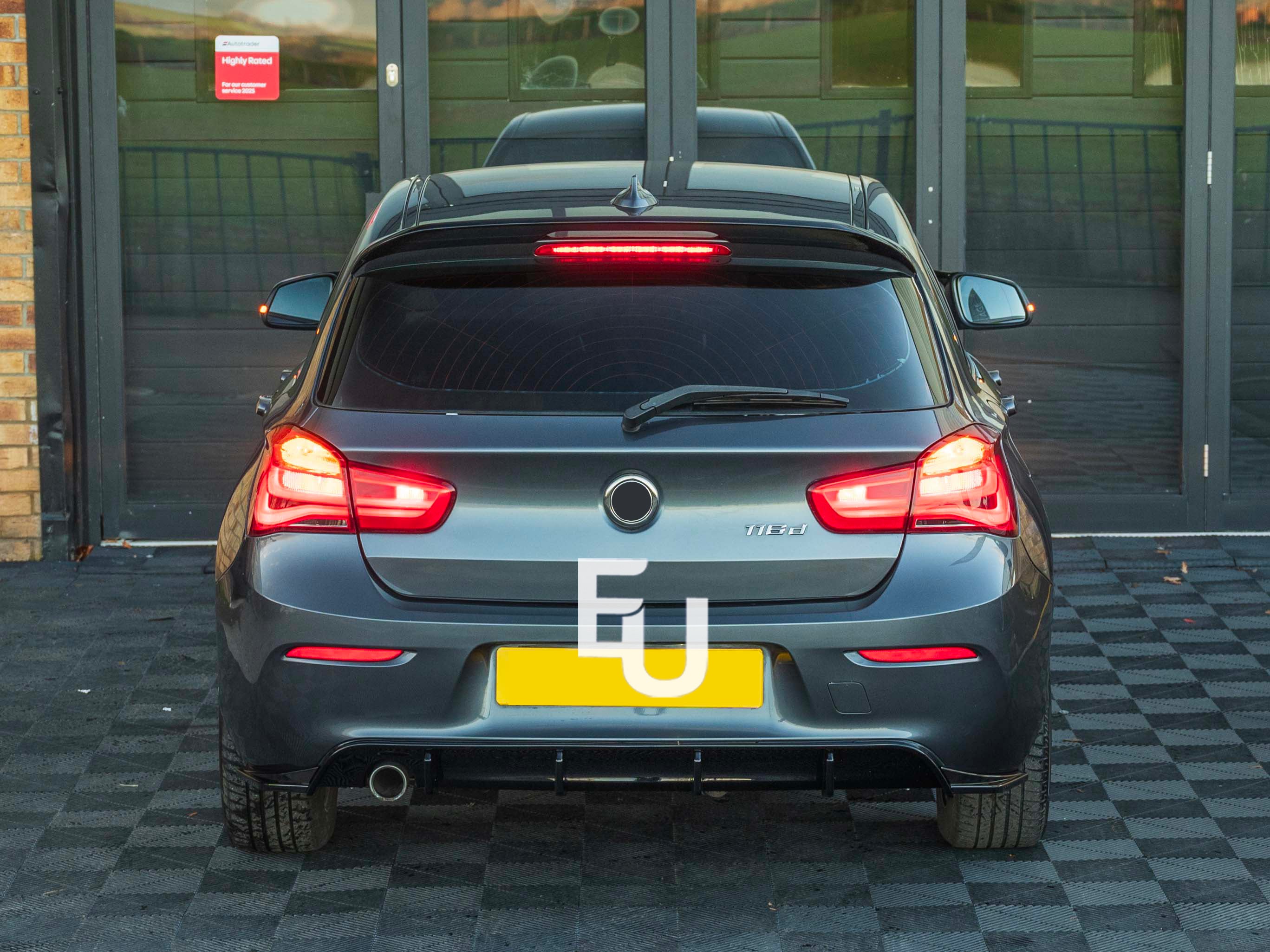 FOR BMW 1 SERIES F20 F21 SE LCI STANDARD REAR DIFFUSER LIP VALANCE BUMPER 15-19