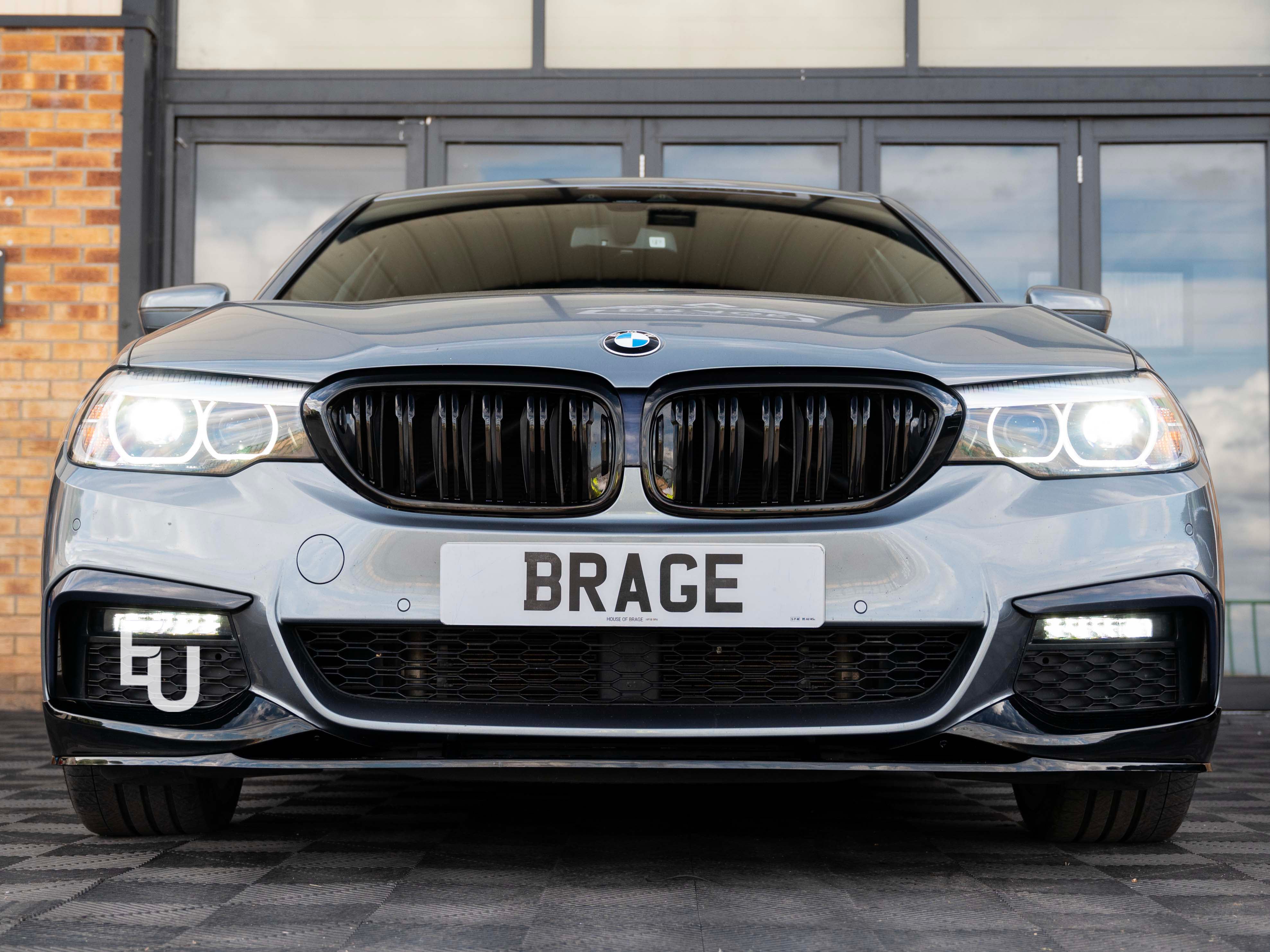 FRONT BUMPER SPLITTER LIP SPOILER FOR BMW 5 SERIES G30 G31 M SPORT GLOSS BLACK