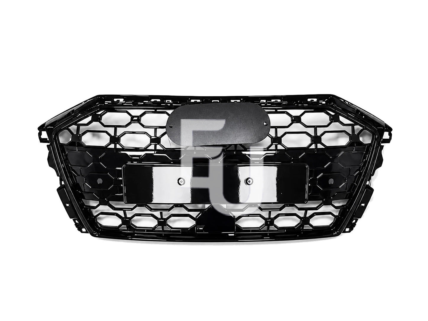 RS3 STYLE GLOSS BLACK HONEYCOMB FRONT GRILLE FOR AUDI A3 8Y S LINE 2020-2024