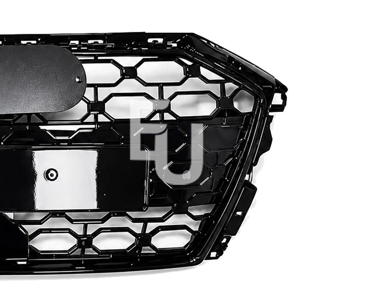 RS3 STYLE GLOSS BLACK HONEYCOMB FRONT GRILLE FOR AUDI A3 8Y S LINE 2020-2024