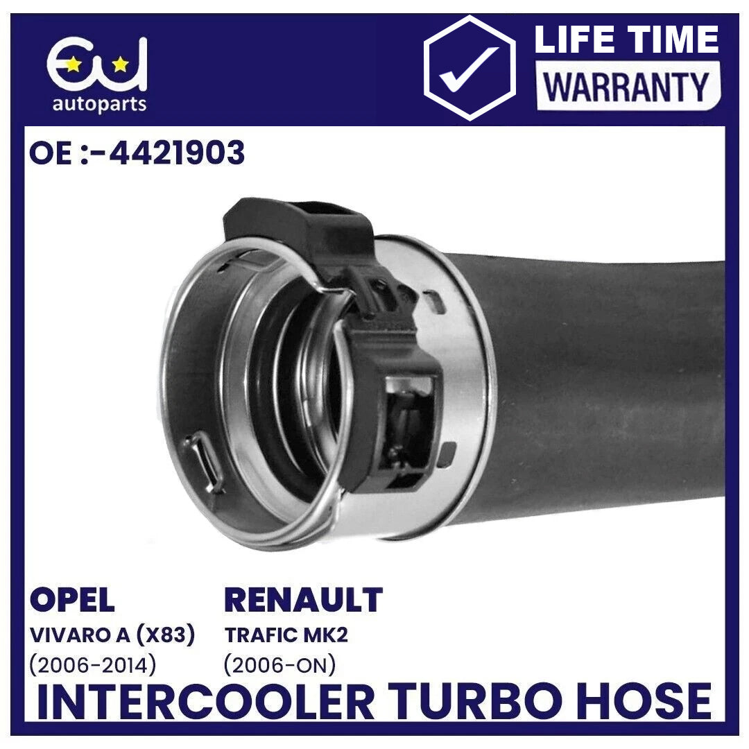 INTERCOOLER TURBO HOSE PIPE FOR VAUXHALL VIVARO 2.0 CDTI 4421903, 93857913