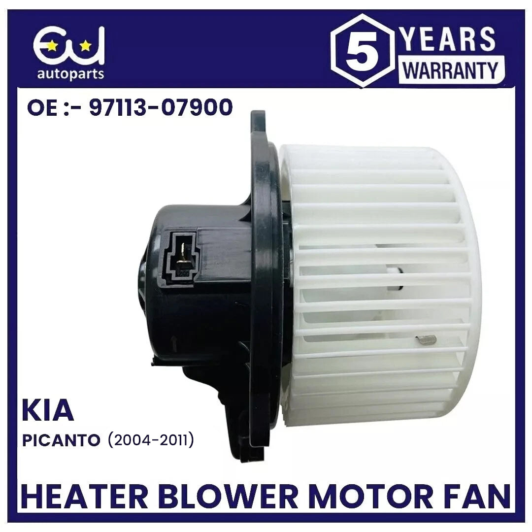 HEATER FAN BLOWER MOTOR ASSEMBLY FOR KIA PICANTO MK1 1.0 1.1 CRDI 2004-2011
