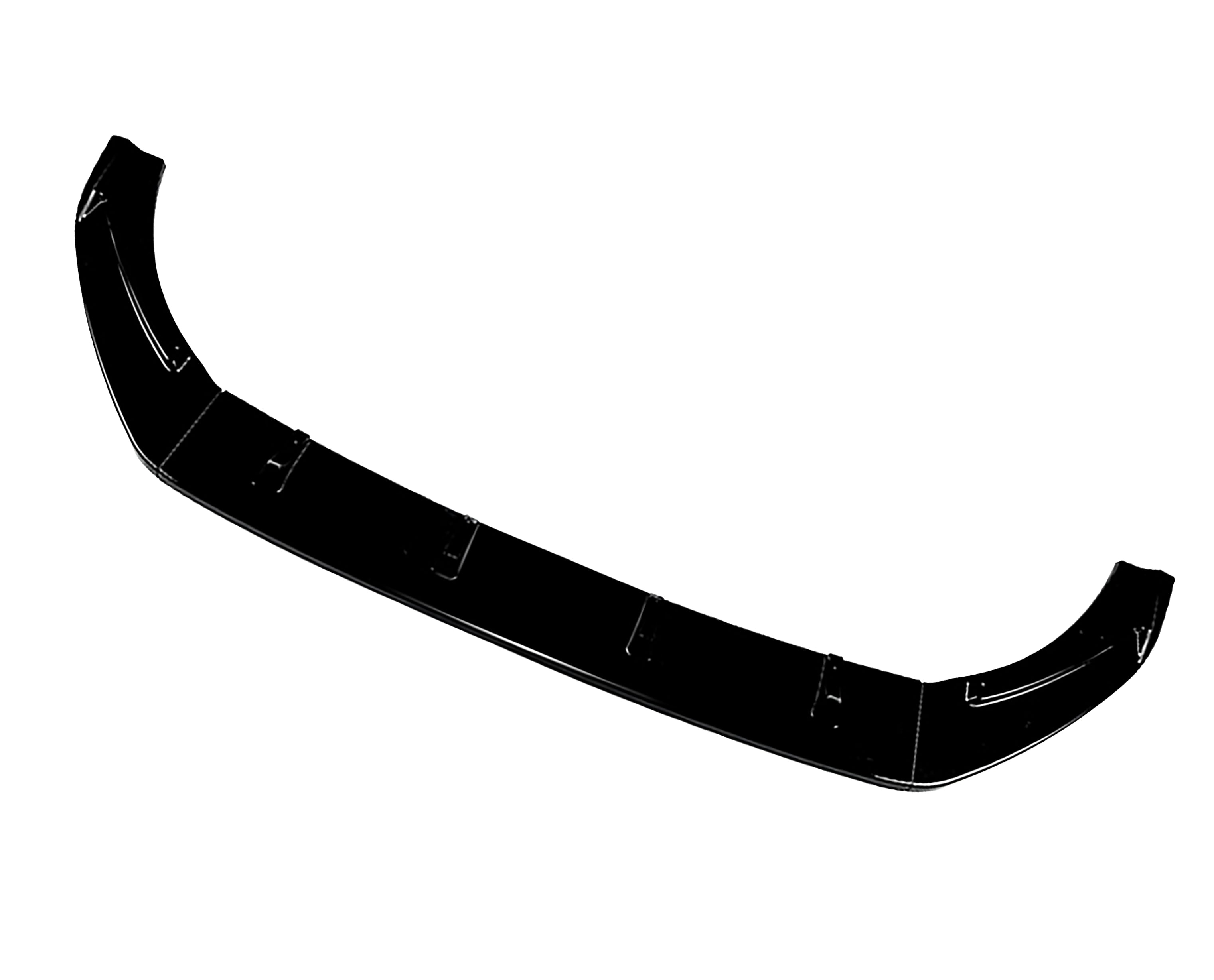 FOR VW GOLF MK7.5 SE STANDARD TDI TSI GLOSS BLACK FRONT SPLITTER LIP 2017-2020