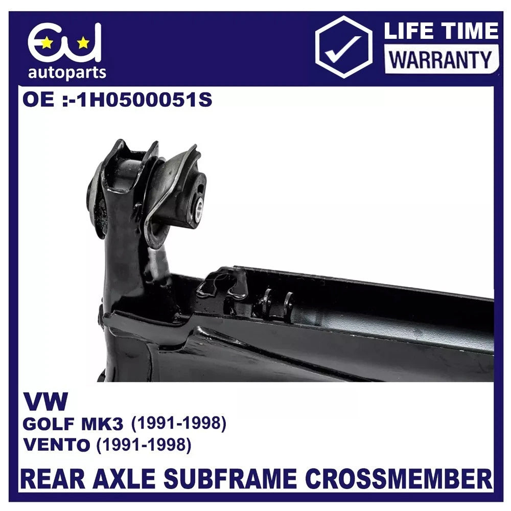 REAR AXLE SUBFRAME CROSSMEMBER BEAM FOR VW GOLF MK3 1991-1998 VENTA 1991-1998