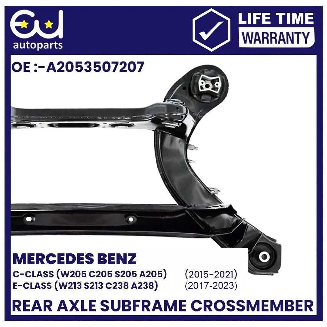REAR AXLE SUBFRAME CROSSMEMBER FOR MERCEDES C-CLASS C205 S205 W205 W213 15-21
