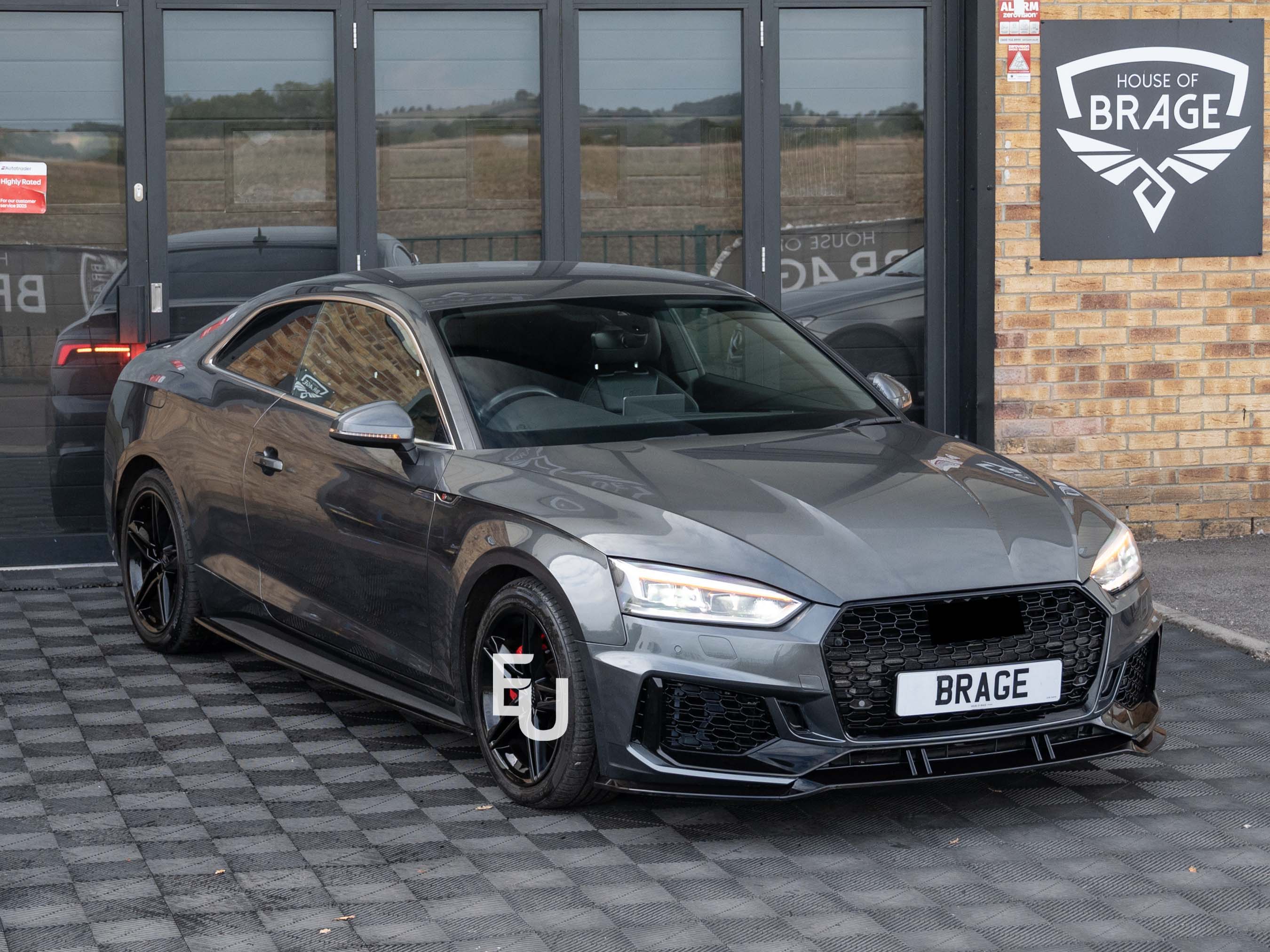 RS5 LOOK FRONT SPLITTER BUMPER BODY KIT GRILLE FOR AUDI A5 S5 B9 8W 2017-2020