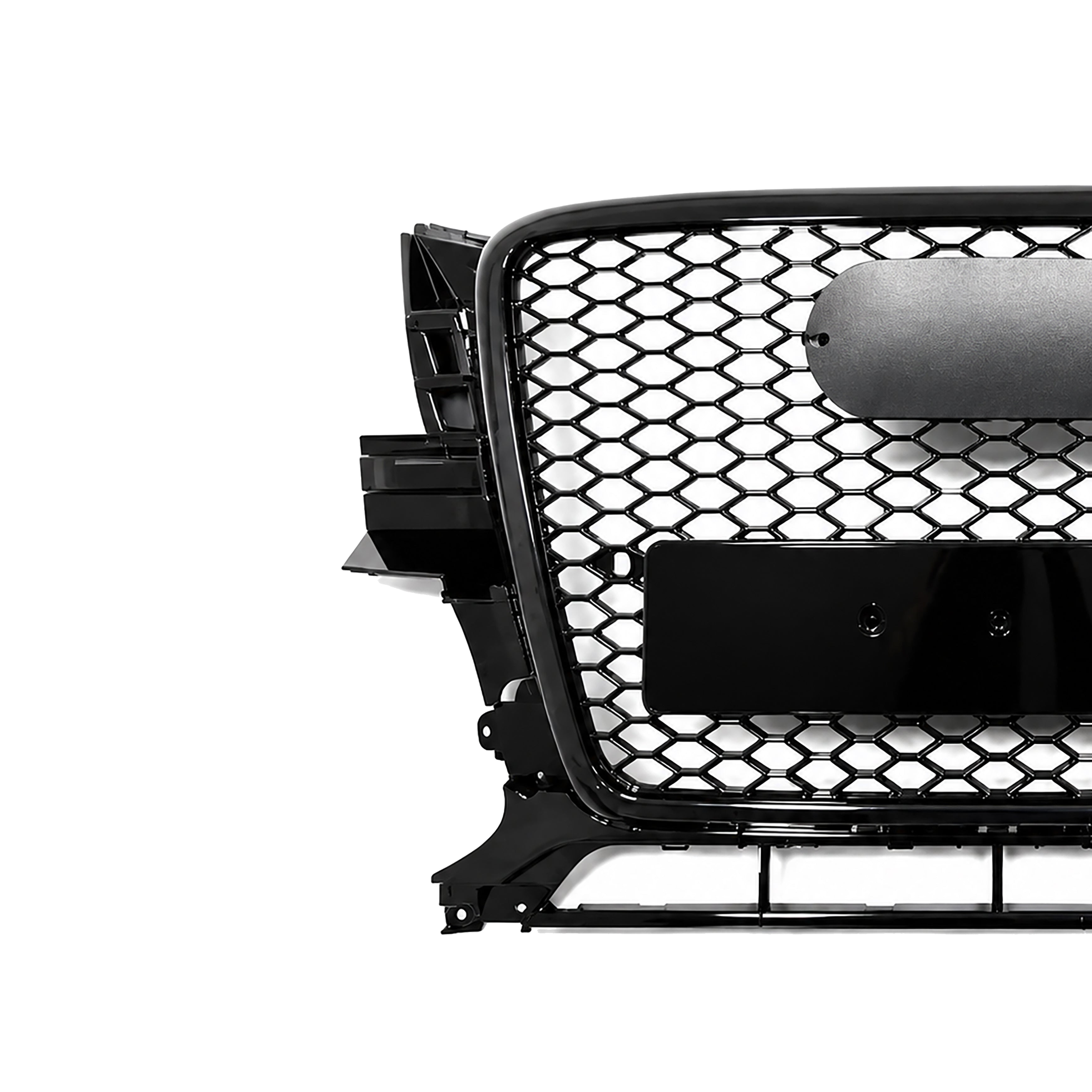 GLOSS BLACK RS STYLE HONEYCOMB FRONT MAIN GRILLE GRILL FOR AUDI Q5 2008-2012