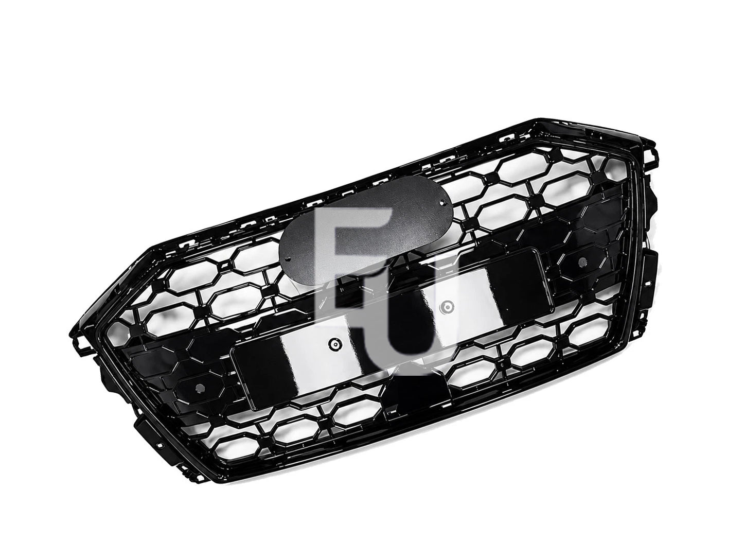 RS3 STYLE GLOSS BLACK HONEYCOMB FRONT GRILLE FOR AUDI A3 8Y S LINE 2020-2024