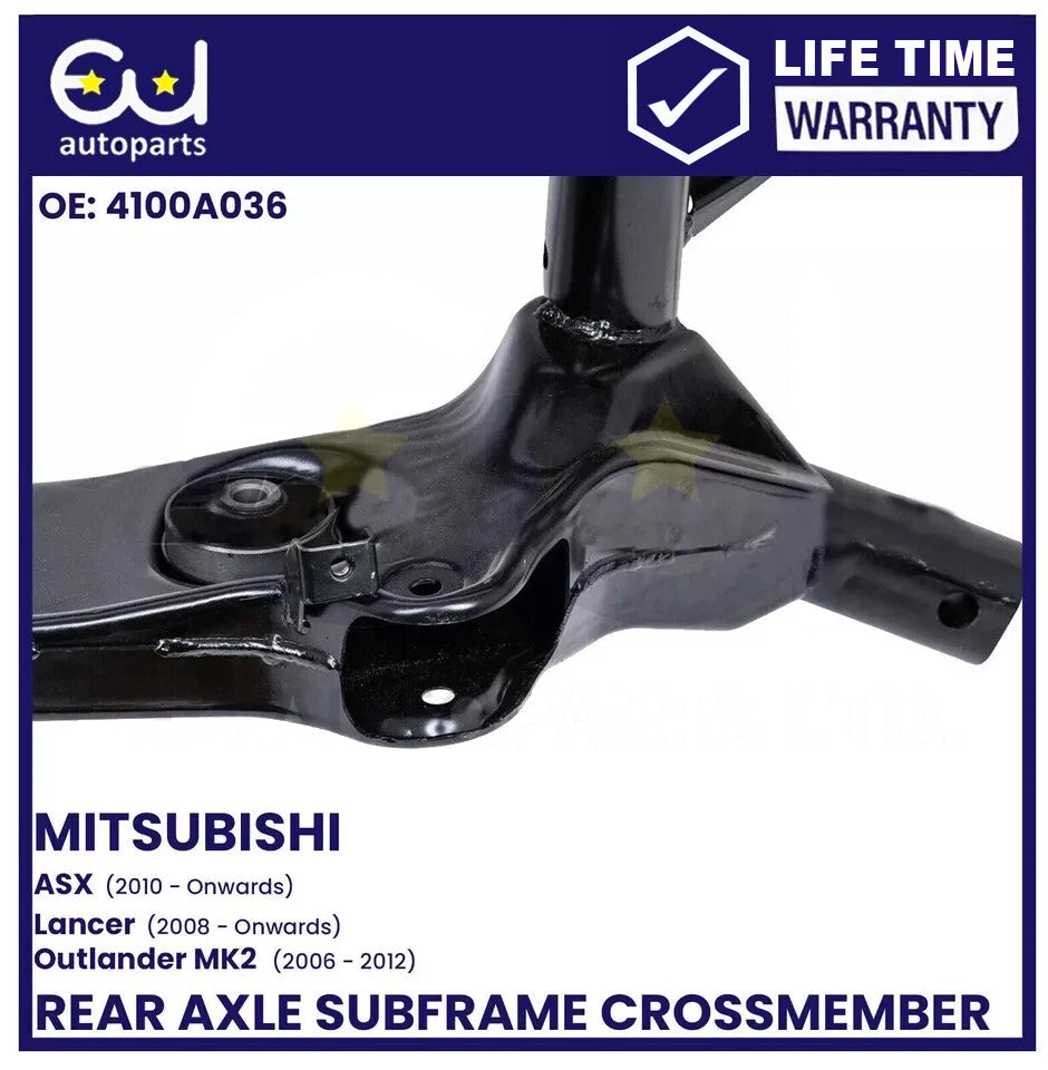 REAR AXLE SUBFRAME CROSSMEMBER FOR MITSUBISHI OUTLANDER MK2 LANCER MK8 ASX 4WD