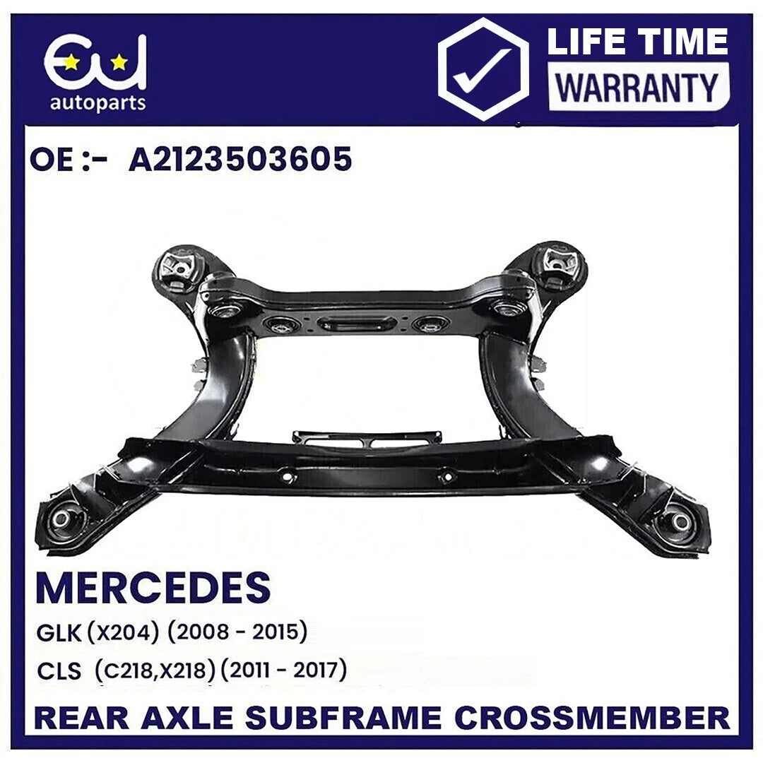 REAR AXLE SUBFRAME CROSSMEMBER FOR MERCEDES E-CLASS C207 S212 W212 2009-16 BOLTS