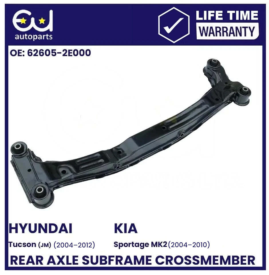 REAR AXLE SUBFRAME CROSSMEMBER FOR HYUNDAI TUCSON 04-12 ONLY 2WD (rubber mounts)
