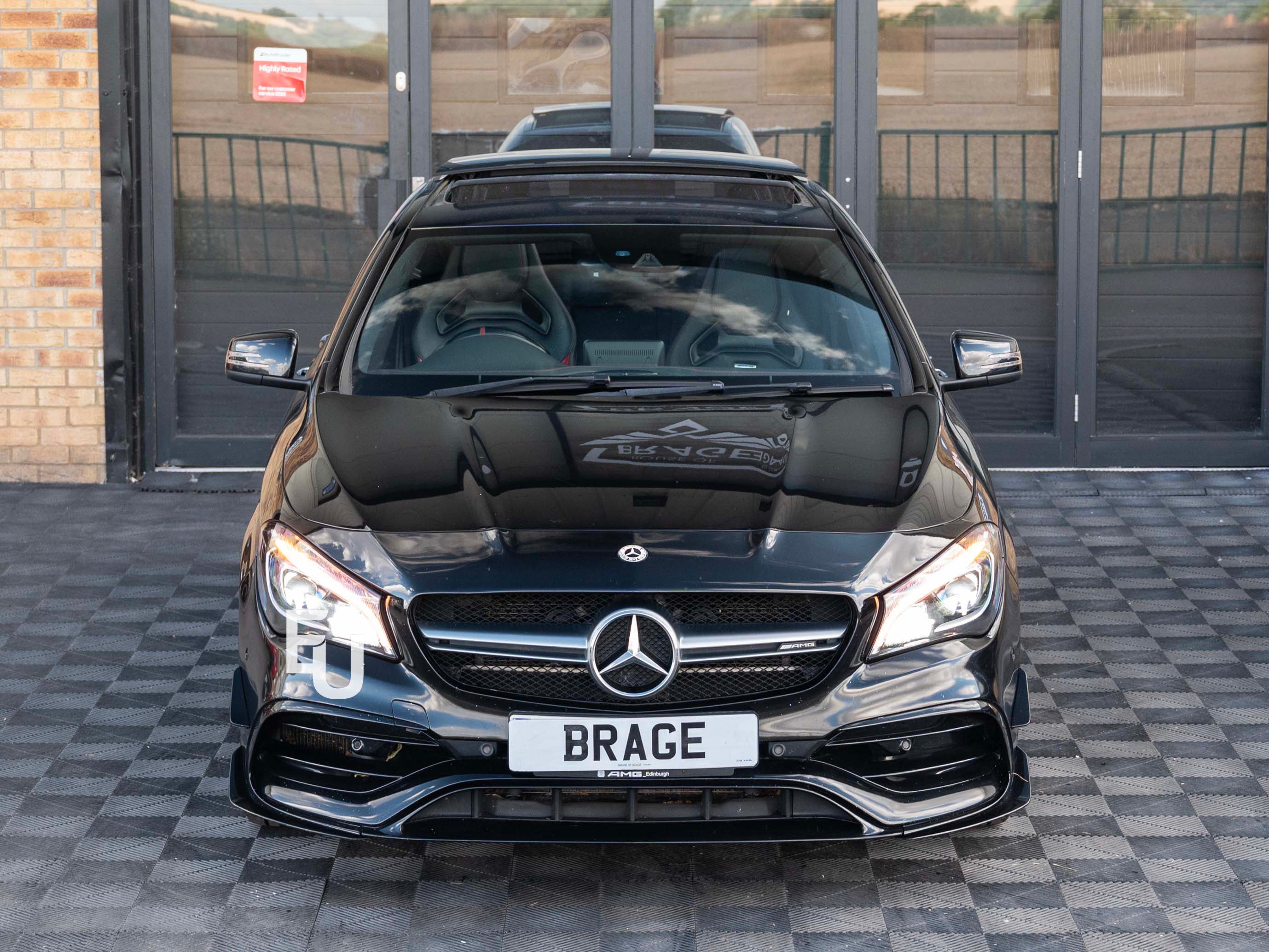 FOR MERCEDES CLA C117 W117 CLA45 FRONT LIP AIR KNIFE SPLITTER AERO KIT CANARD