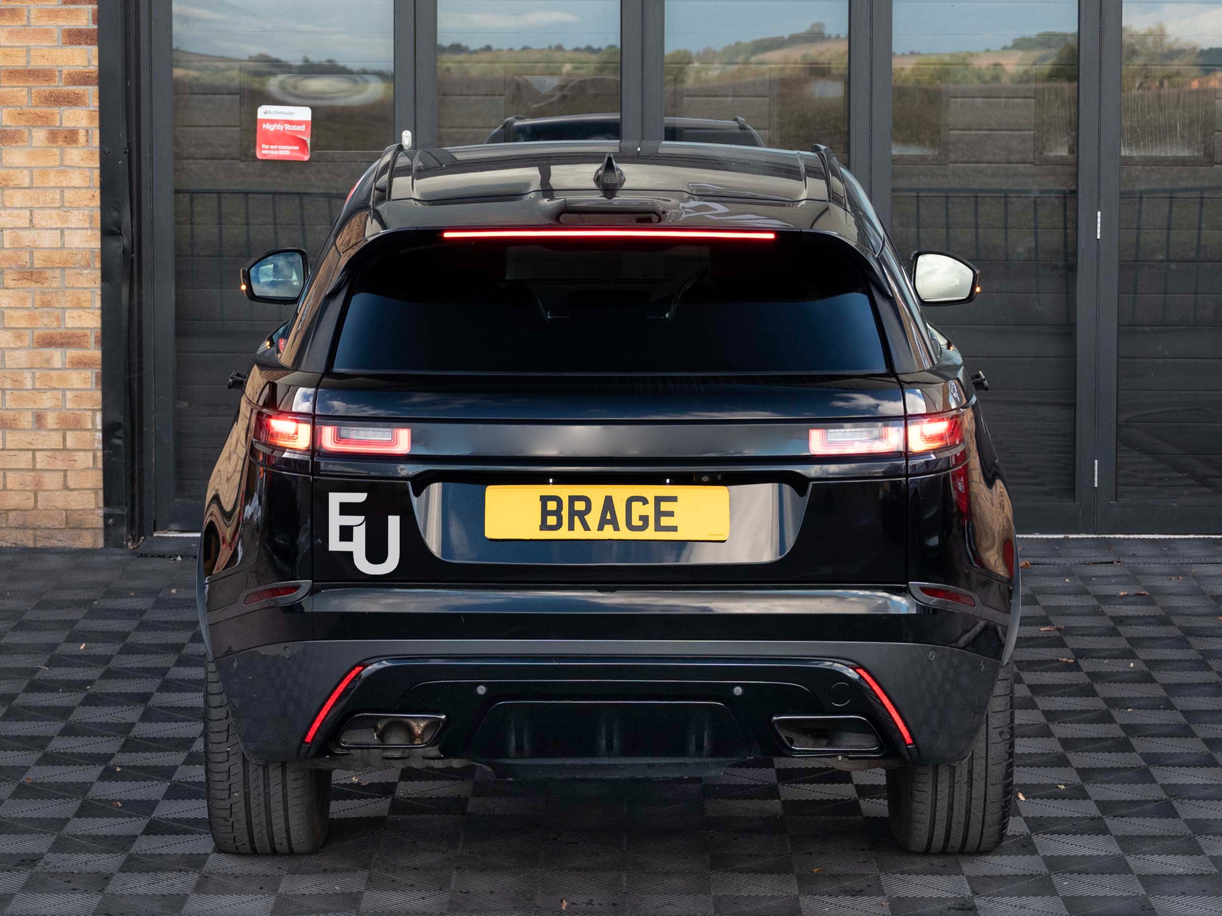 FOR RANGE ROVER VELAR L560 17+ REAR BUMPER DIFFUSER DYNAMIC LOOK BODYKIT TRIM