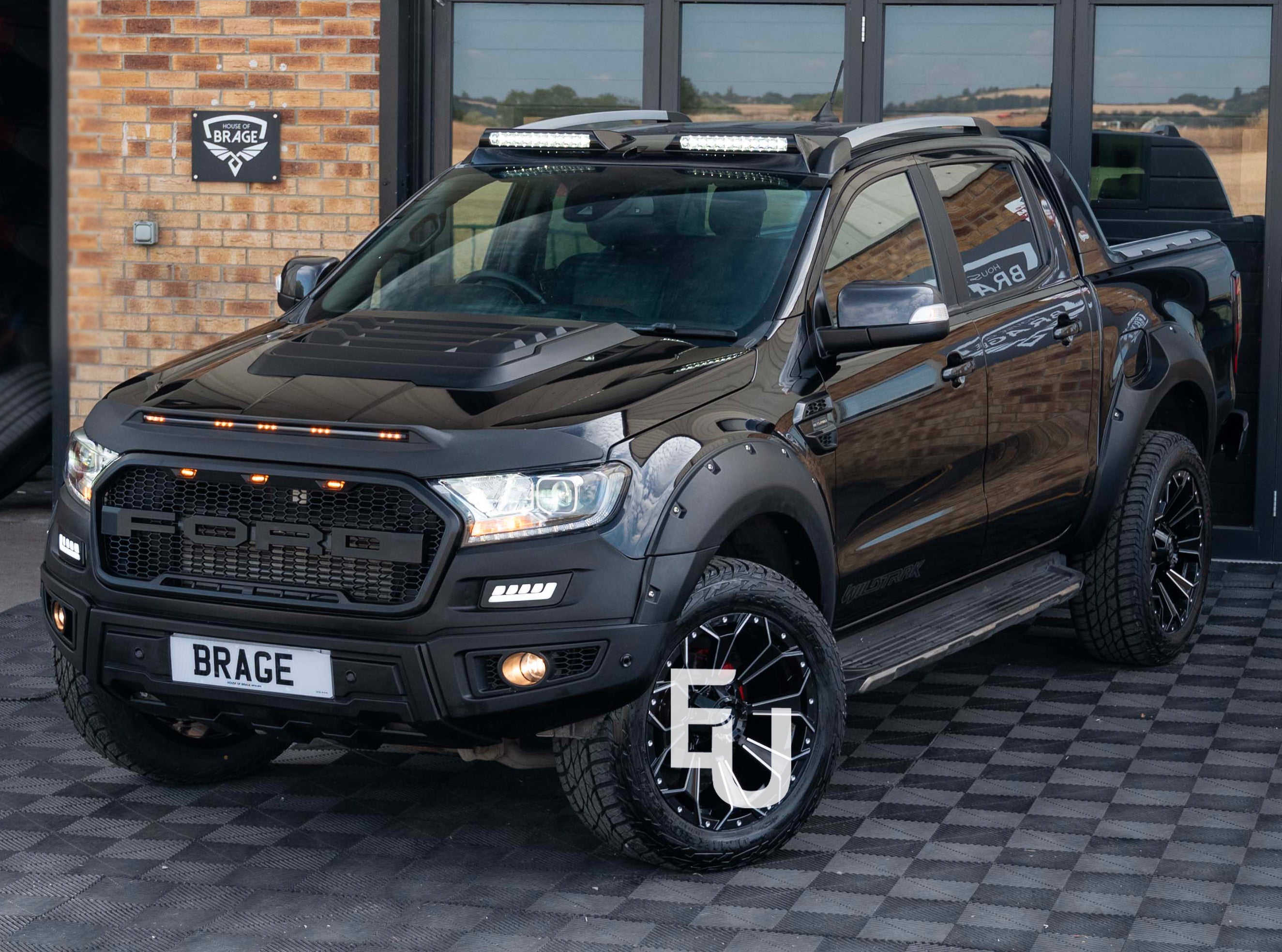 FOR FORD RANGER T6 T7 T8 2011-2022 ROOF LIGHT POD BAR LED LAMP OFF ROAD SPOILER