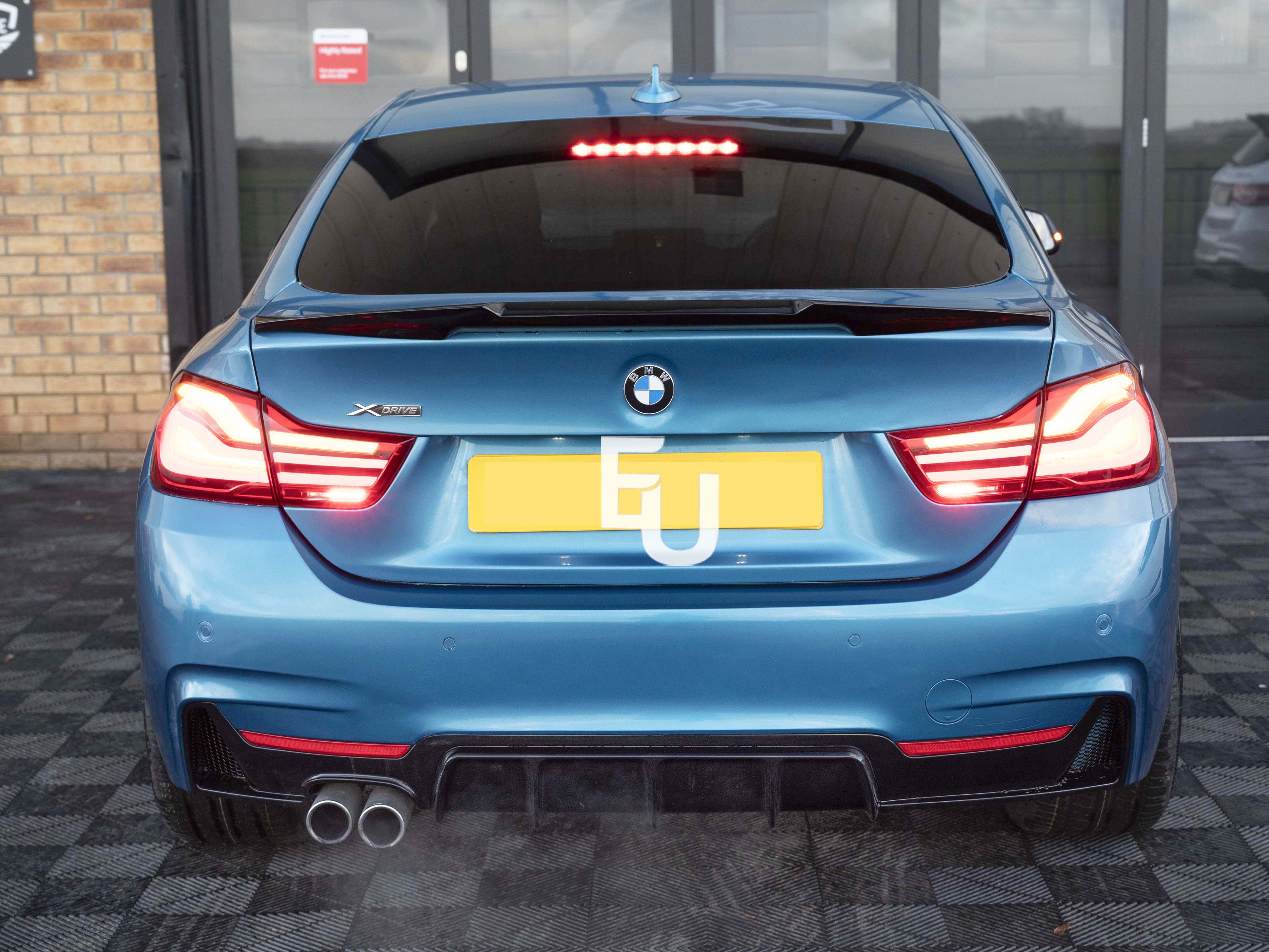 REAR TRUNK BOOT SPOILER M4 STYLE FOR BMW 4 SERIES F36 GRAN COUPE 14+ GLOSS BLACK