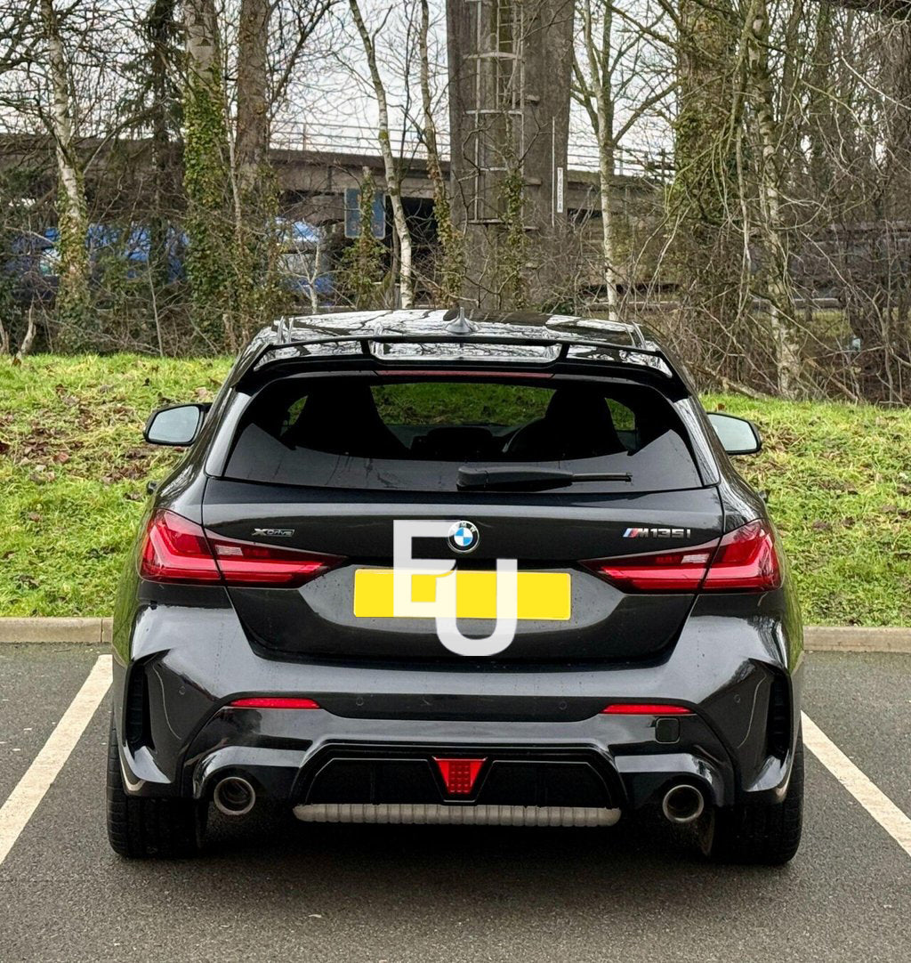 COMPETITIVE REAR DIFFUSER M SPORT DUAL EXHAUST FOR BMW 1 SERIES F40 19+ GLOSS