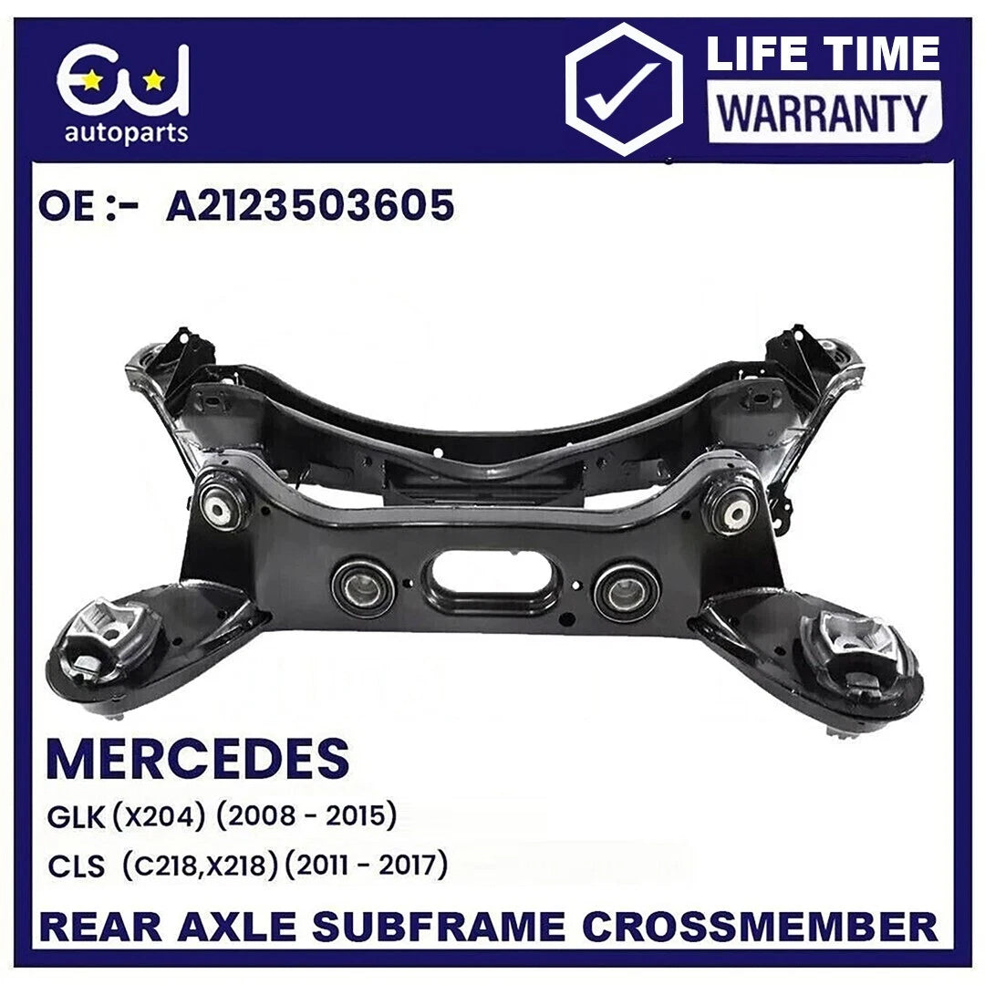 REAR AXLE SUBFRAME CROSSMEMBER FOR MERCEDES E-CLASS C207 S212 W212 2009-16 BOLTS