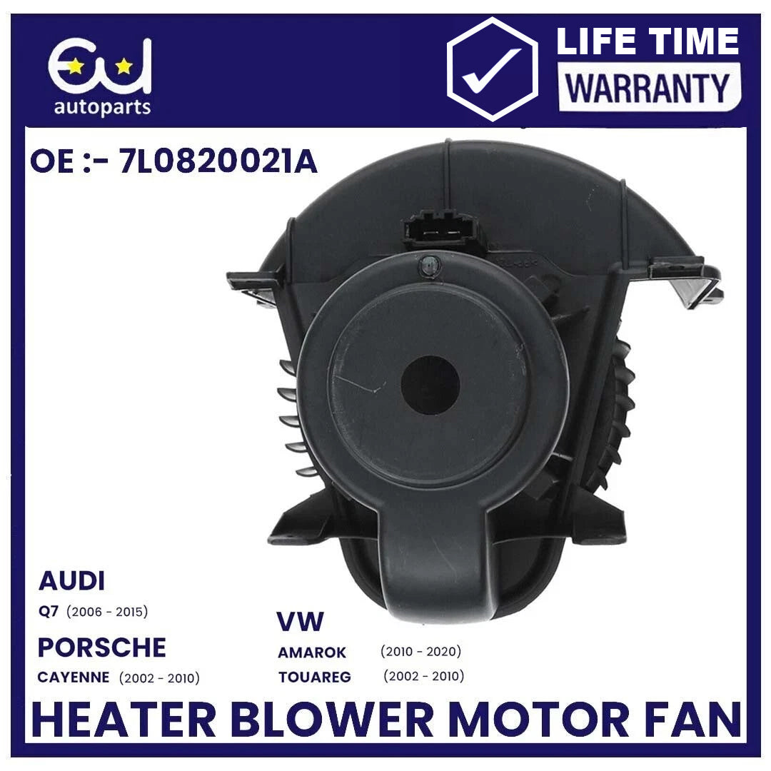 NEW HEATER BLOWER MOTOR FAN FOR PORSCHE CAYENNE AUDI Q7 4L2820021A 7L0820021A UK