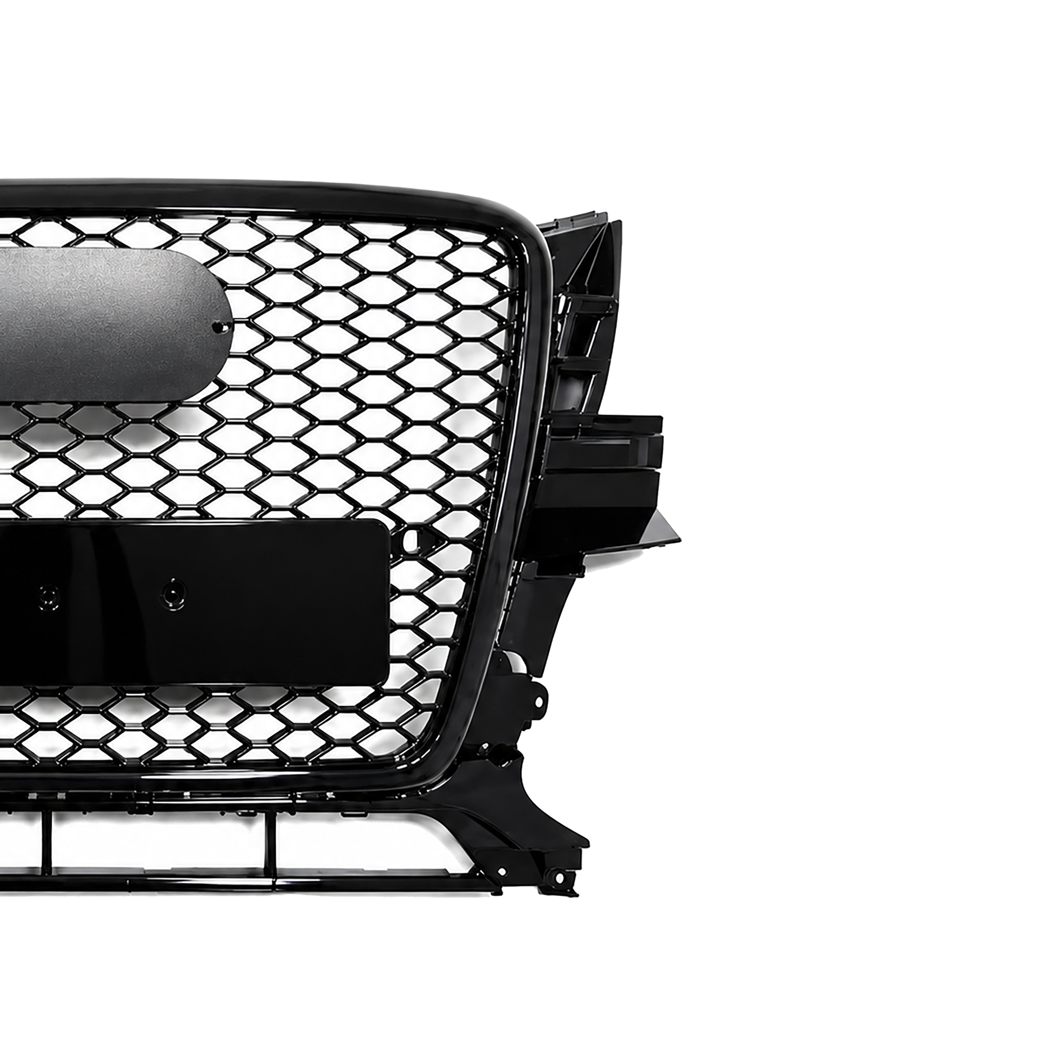 GLOSS BLACK RS STYLE HONEYCOMB FRONT MAIN GRILLE GRILL FOR AUDI Q5 2008-2012