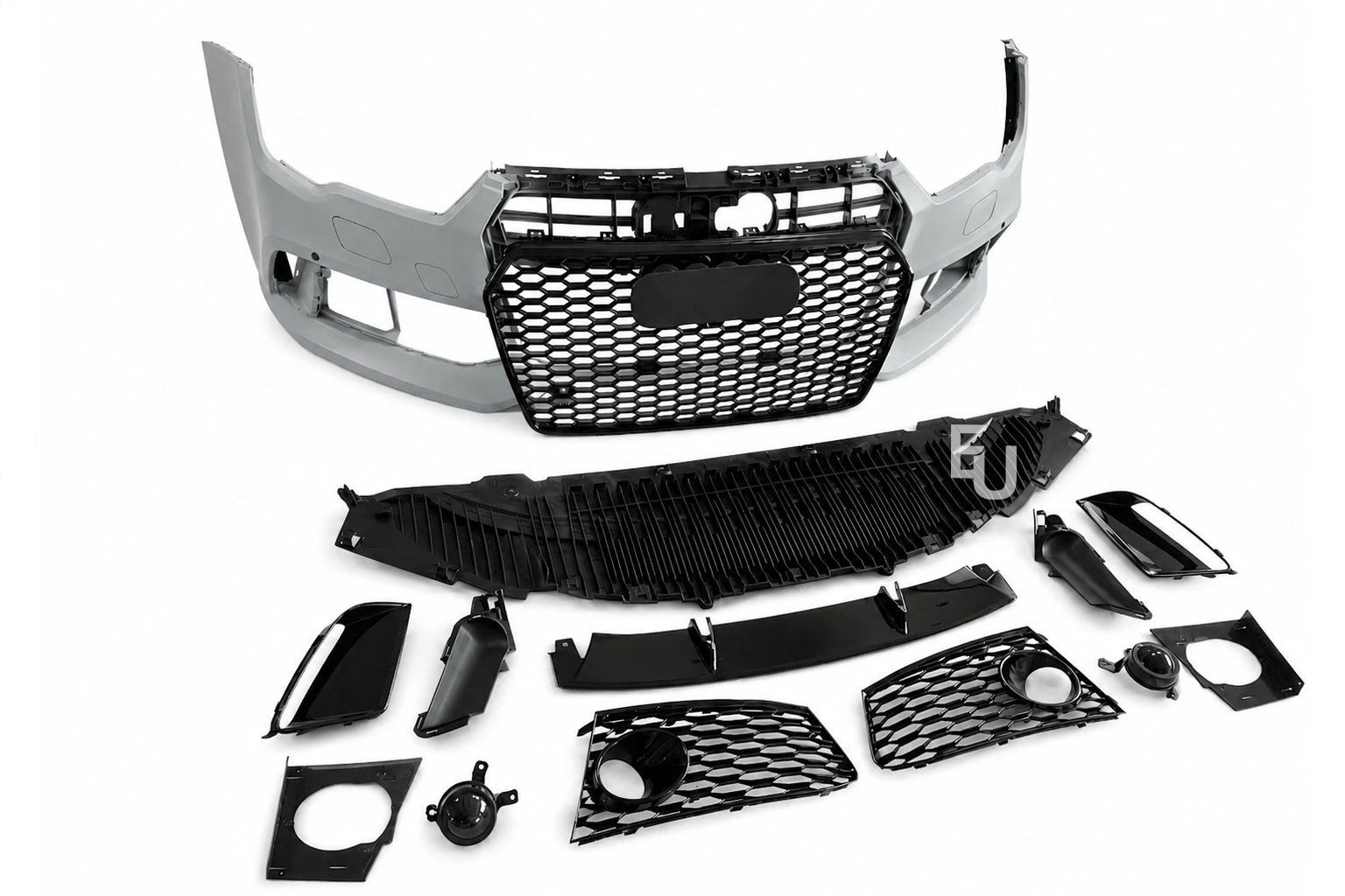 RS7 LOOK FRONT BUMPER CONVERSION KIT FOR AUDI A7 S7 C7.5 15-18 GRILLE W/SPLITTER