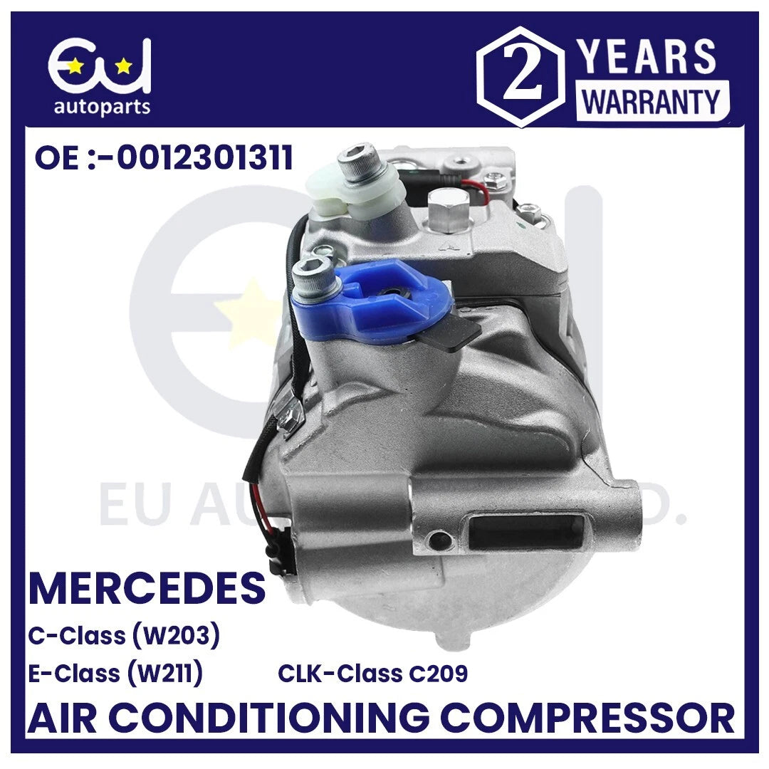 AIR CON AC COMPRESSOR PUMP FOR MERCEDES C E S CLASS W203 W211 CLK SPRINTER 3-T