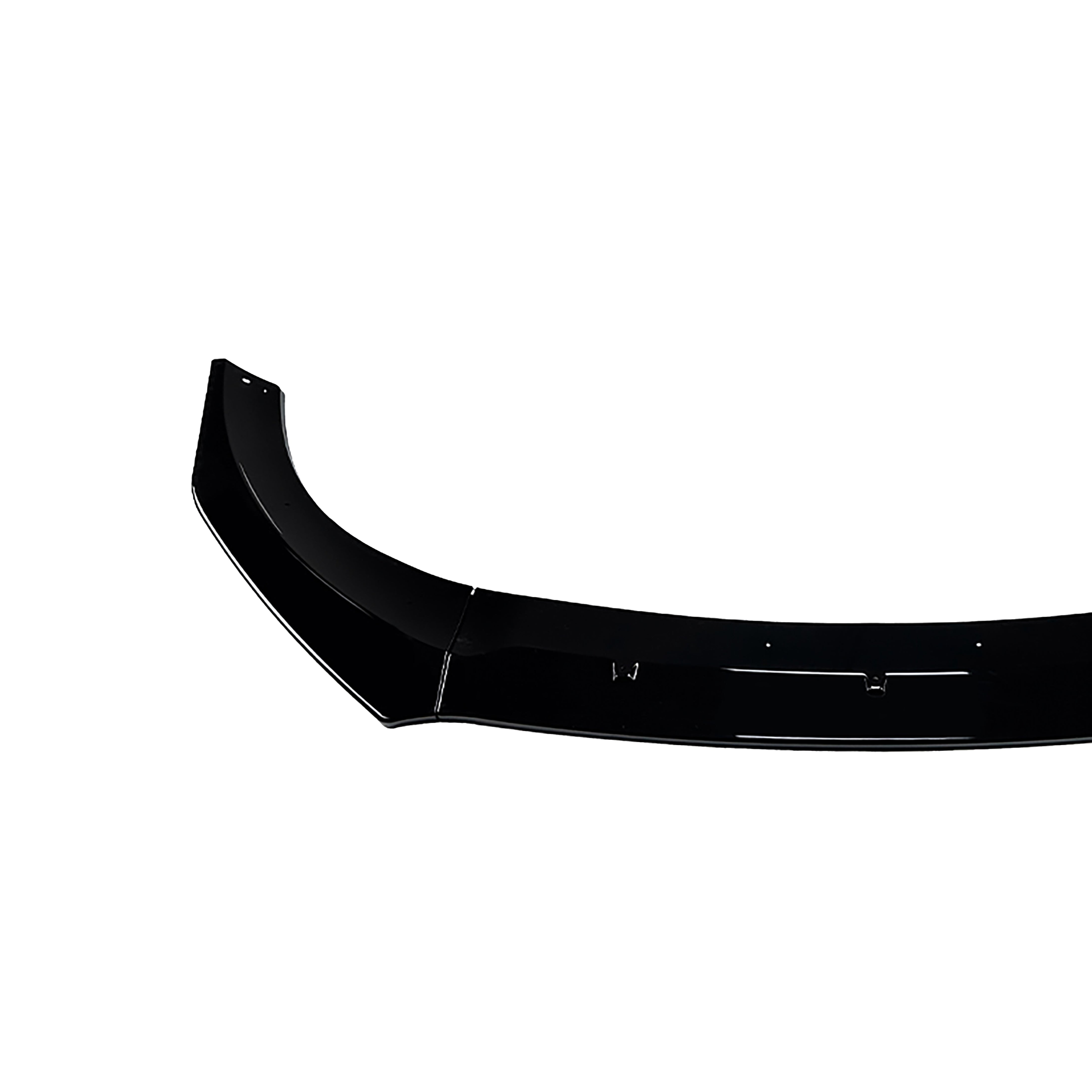 FOR FORD FIESTA MK8 TITANIUM FRONT BUMPER SPLITTER SPOILER LIP GLOSS BLACK 2018+
