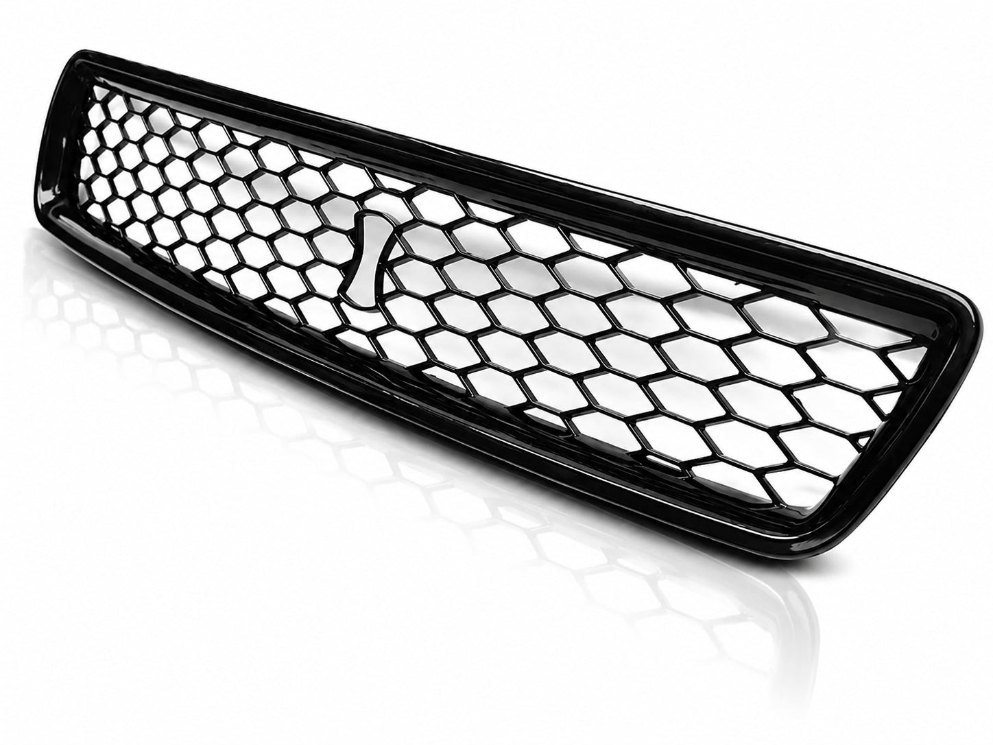 FRONT GRILL GRILLE BADGEHOLDER HONEYCOMB FOR AUDI A4 S4 B5 BLACK RS4 STYLE 94-01