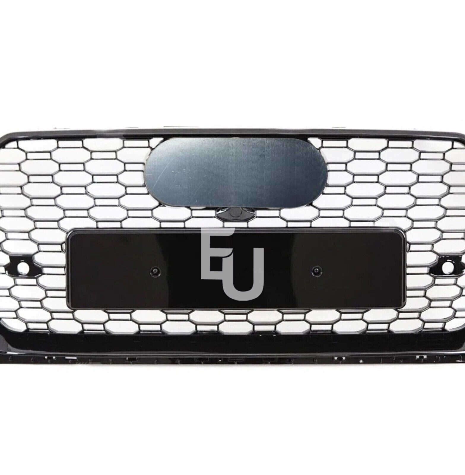 RS5 STYLE GLOSS HONEYCOMB RADIATOR BUMPER GRILLE GRILL FOR AUDI A5 S5 B9 2016-19