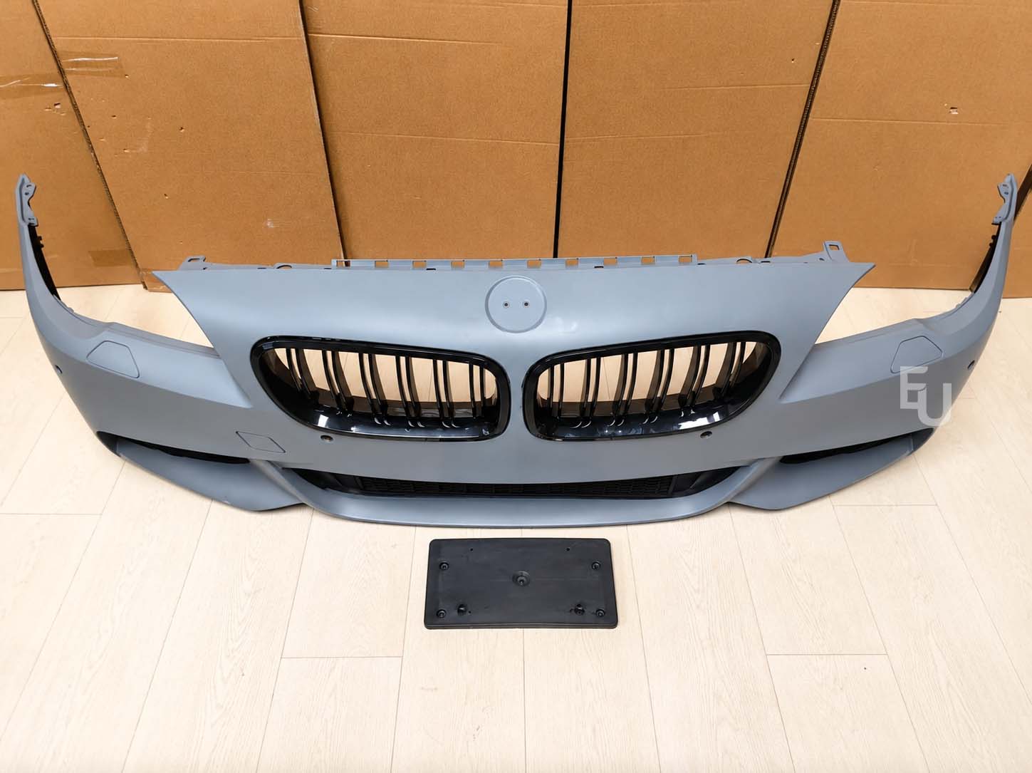 FRONT BUMPER FOR BMW 5 SERIES F10 F11 M-SPORT 2013-17 PRIMED PDC & WASHER HOLES