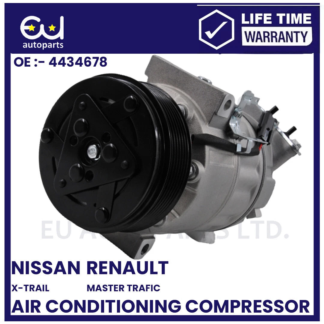 AIR CON AC COMPRESSOR FOR OPEL VAUXHALL VIVARO MOVANO NISSAN RENAULT TRAFIC MK2