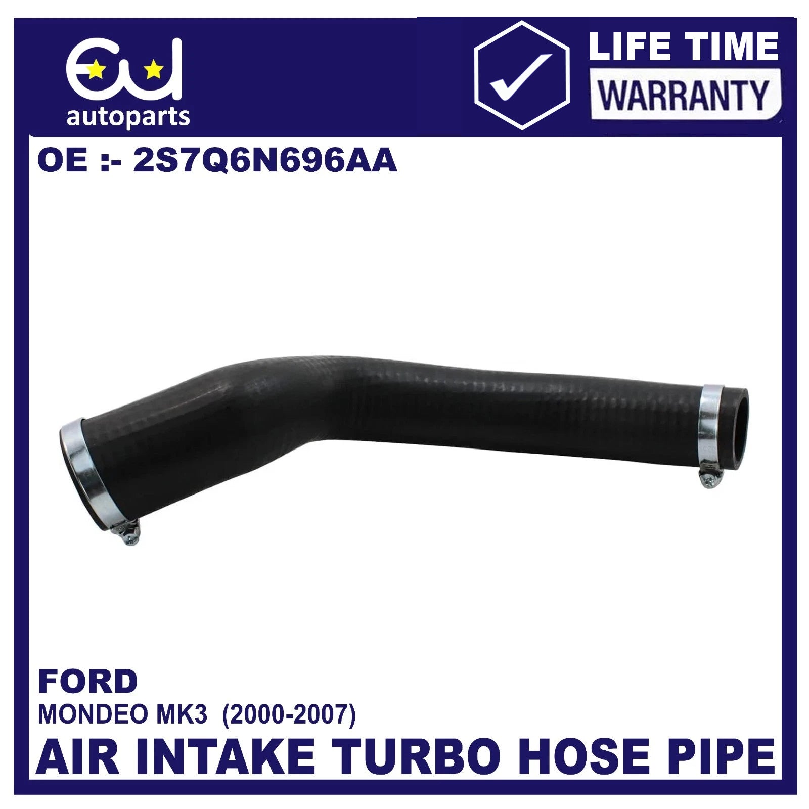 FOR FORD MONDEO MK3 2.0 2.2 TDCI EGR INTERCOOLER TURBO BOOST HOSE PIPE 1222831