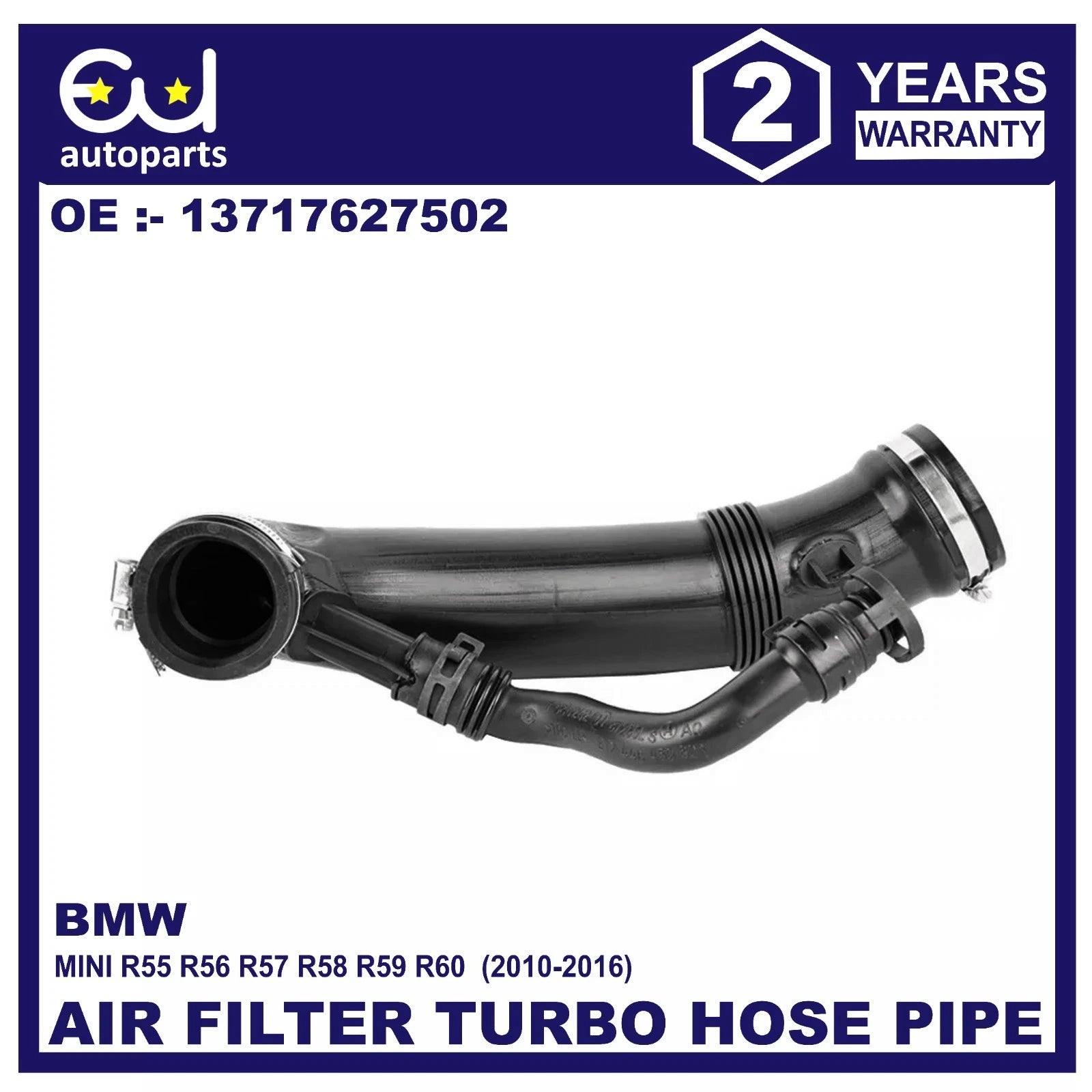 FOR BMW MINI TURBO AIR FILTER PIPE COOPER S N18 R55 R56 R57 R58 R59 R60 10-2016