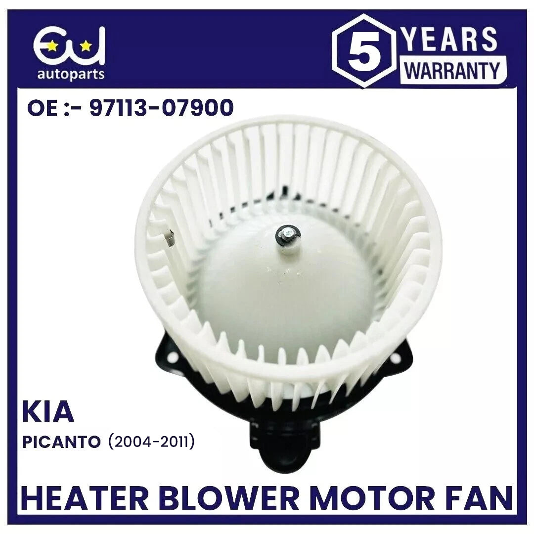 HEATER FAN BLOWER MOTOR ASSEMBLY FOR KIA PICANTO MK1 1.0 1.1 CRDI 2004-2011