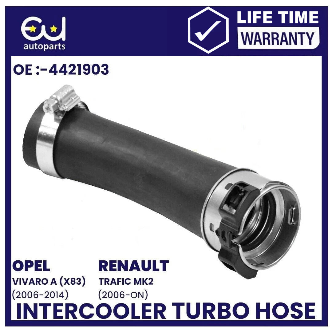 INTERCOOLER TURBO HOSE PIPE FOR VAUXHALL VIVARO 2.0 CDTI 4421903, 93857913