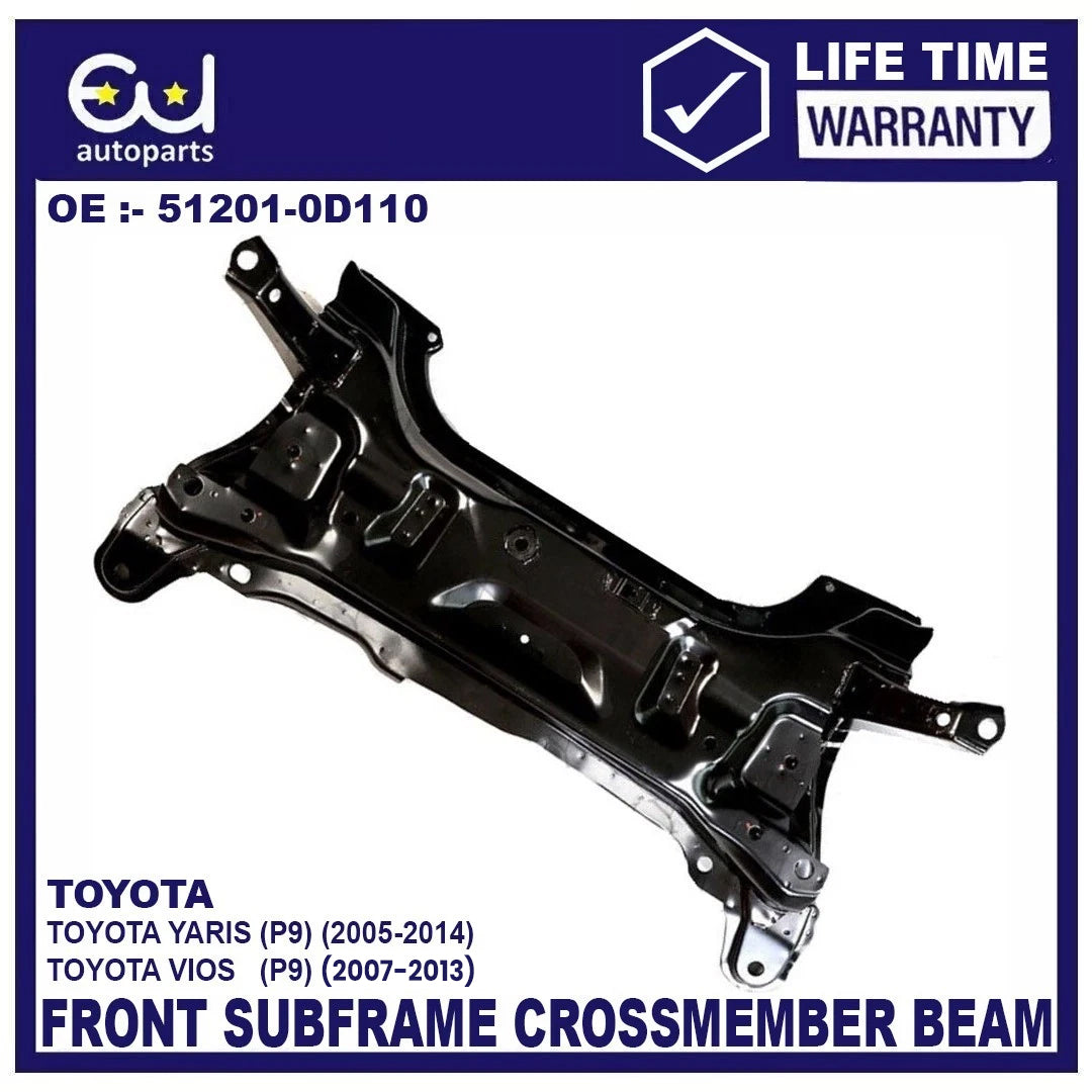 FRONT SUBFRAME CROSSMEMBER FOR TOYOTA YARIS/VITZ VIOS 2005-2014 51201-0D090