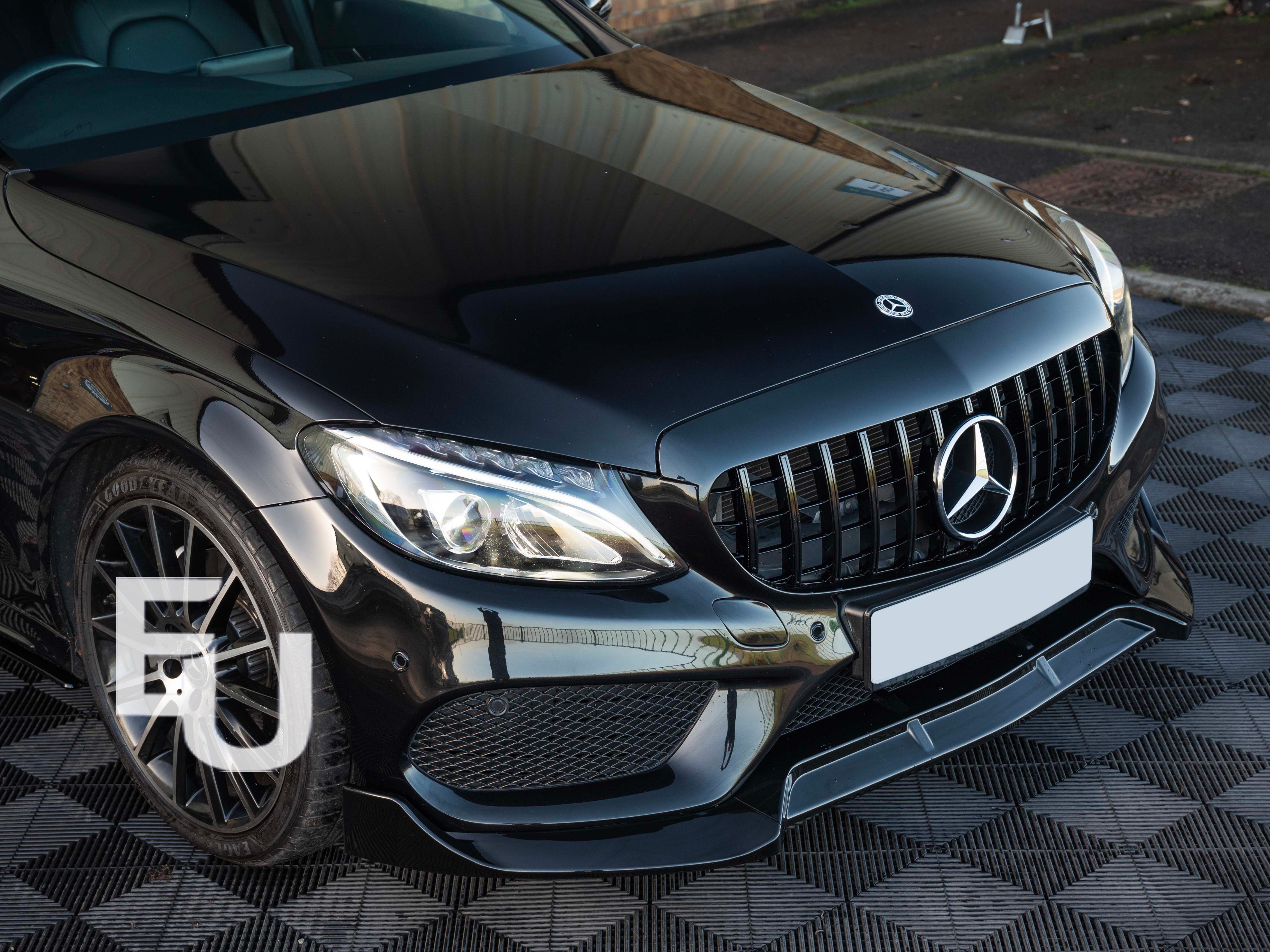 GRILL FOR MERCEDES W205 C205 C CLASS GRILLE AMG GT GTR STYLE 2015-2018