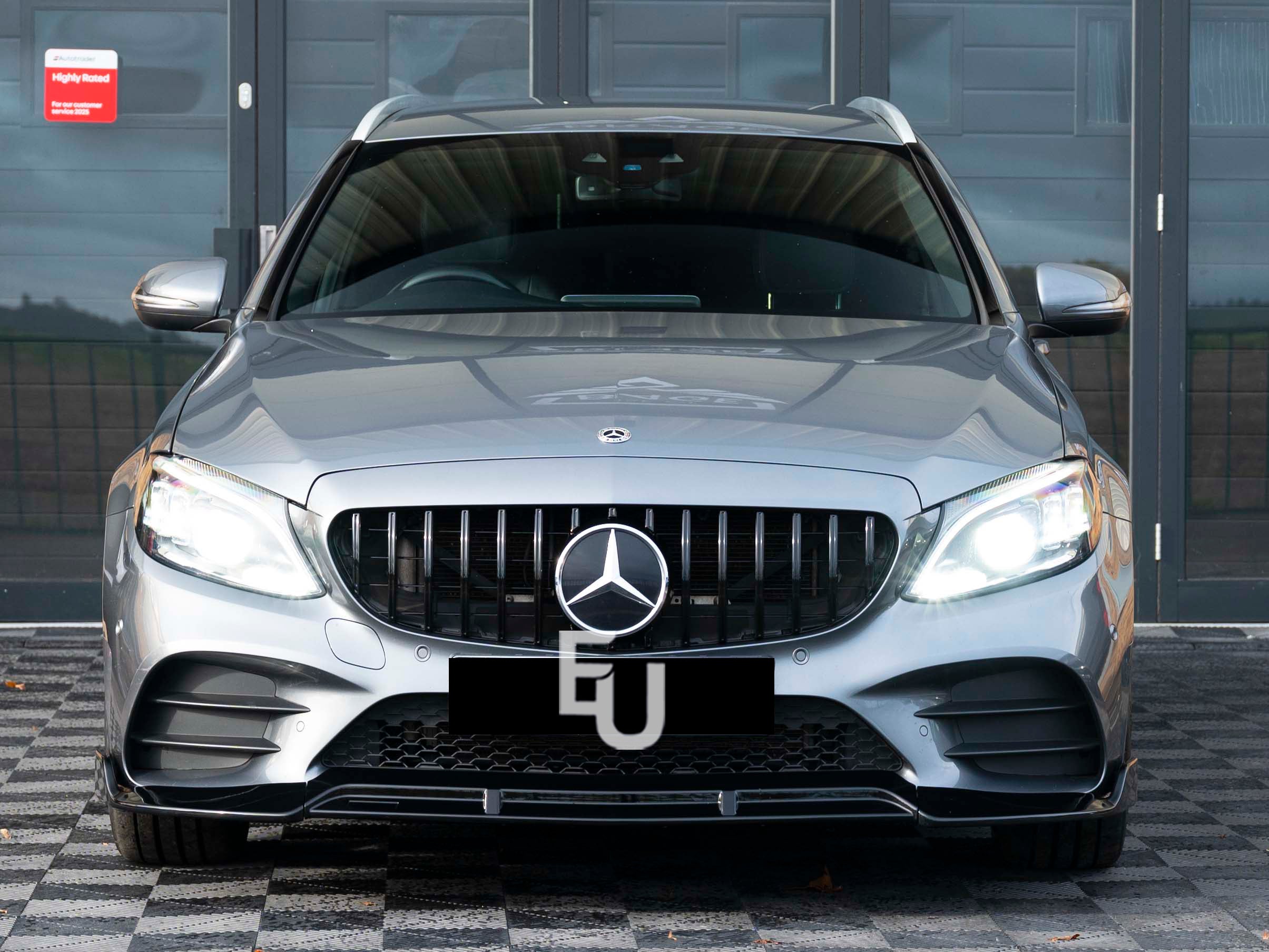 FOR MERCEDES C CLASS S205 C63 BODYKIT BODY KIT FRONT SPLITTER LIP DIFFUSER 15-18