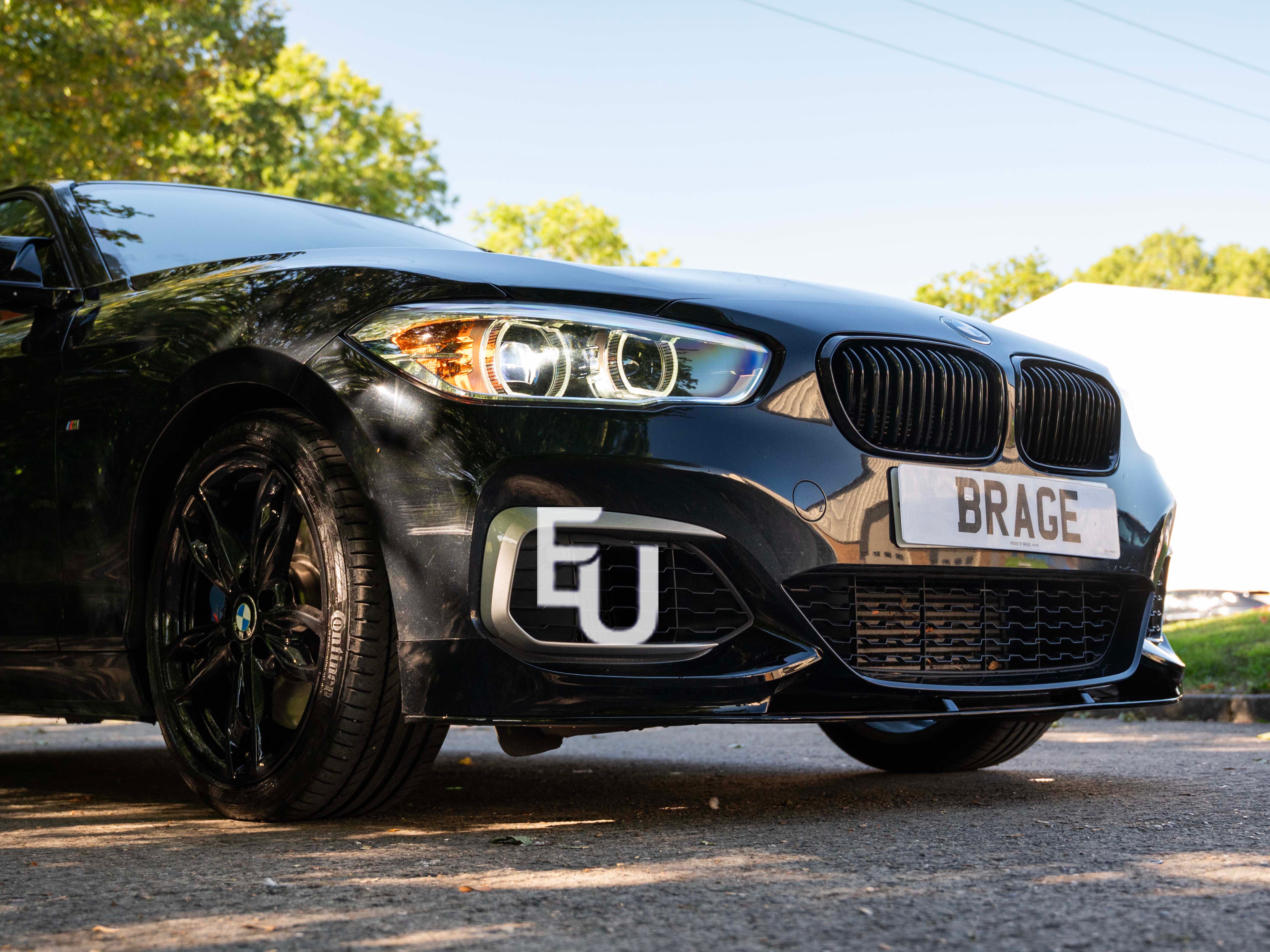 FOR BMW 1 SERIES F20 F21 FRONT SPLITTER REAR DIFFUSER BODY KIT GLOSS BLACK 15-18