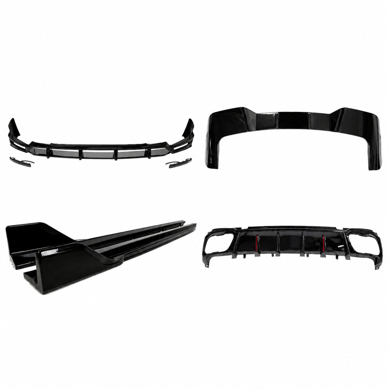 BLACK KNIGHT PERFORMANCE BODY KIT BODYKIT FRONT SPLITTER FOR BMW X5 G05 LCI 23+
