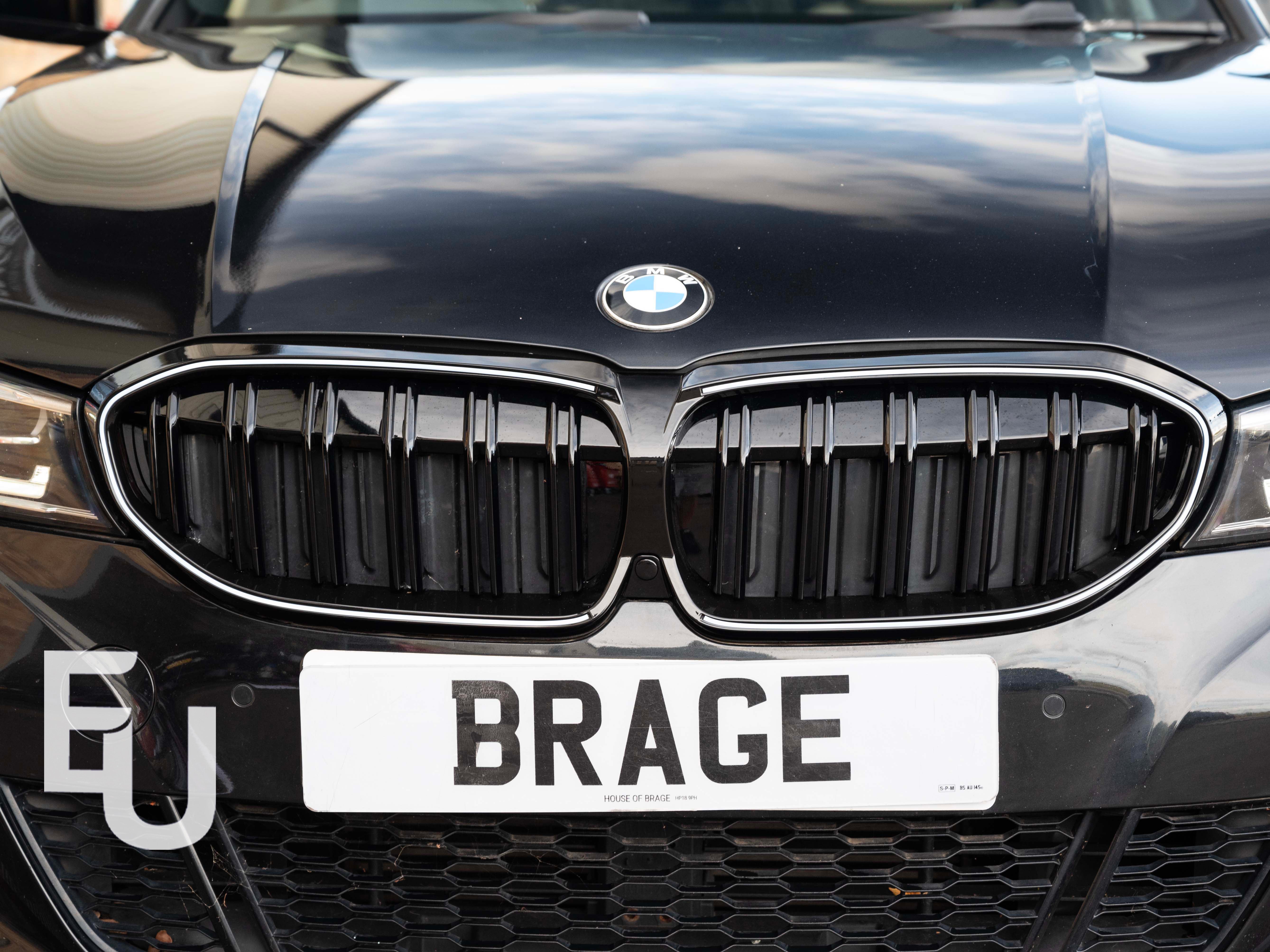 DOUBLE SLAT FRONT LED KIDNEY GRILLE LIGHT GRILL FOR BMW 3 SERIES G20 G21 19-2022