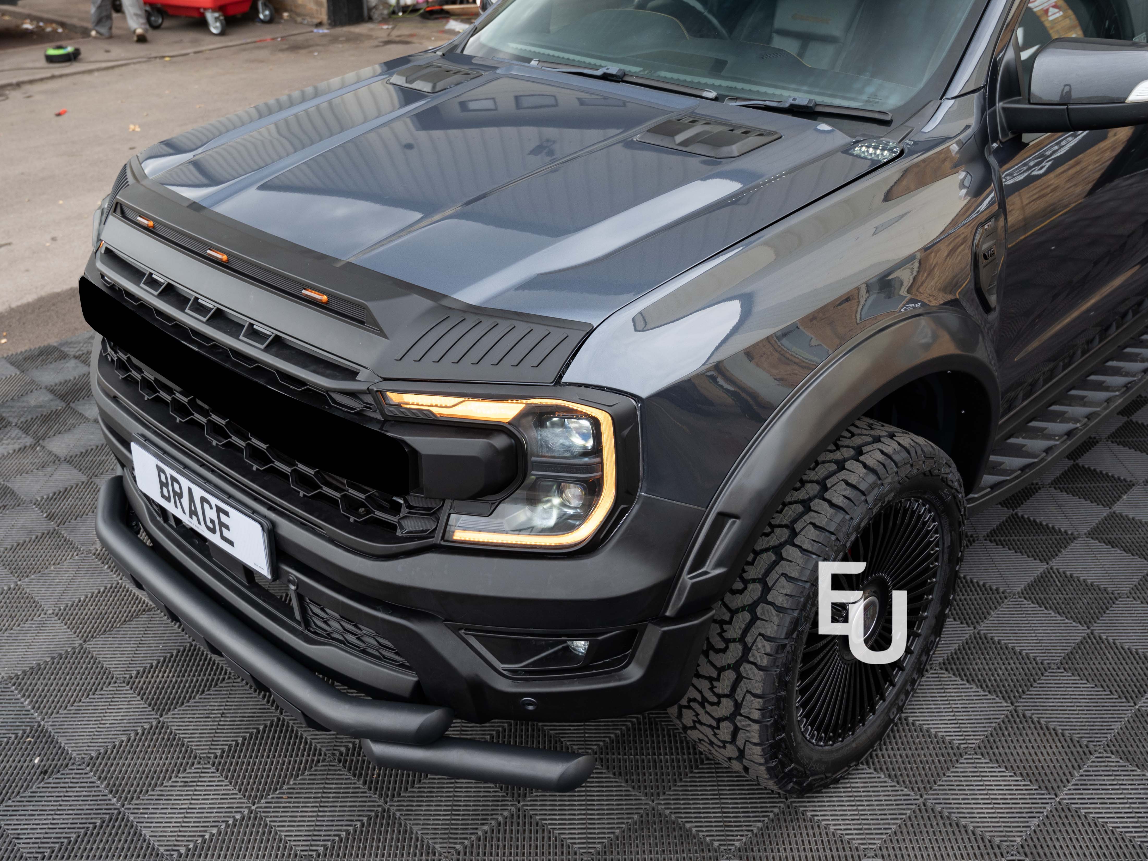 T9 2023+ RAPTOR CONVERSION FRONT BUMPER BONNET BODYKIT FOR FORD RANGER T6 T7 T8