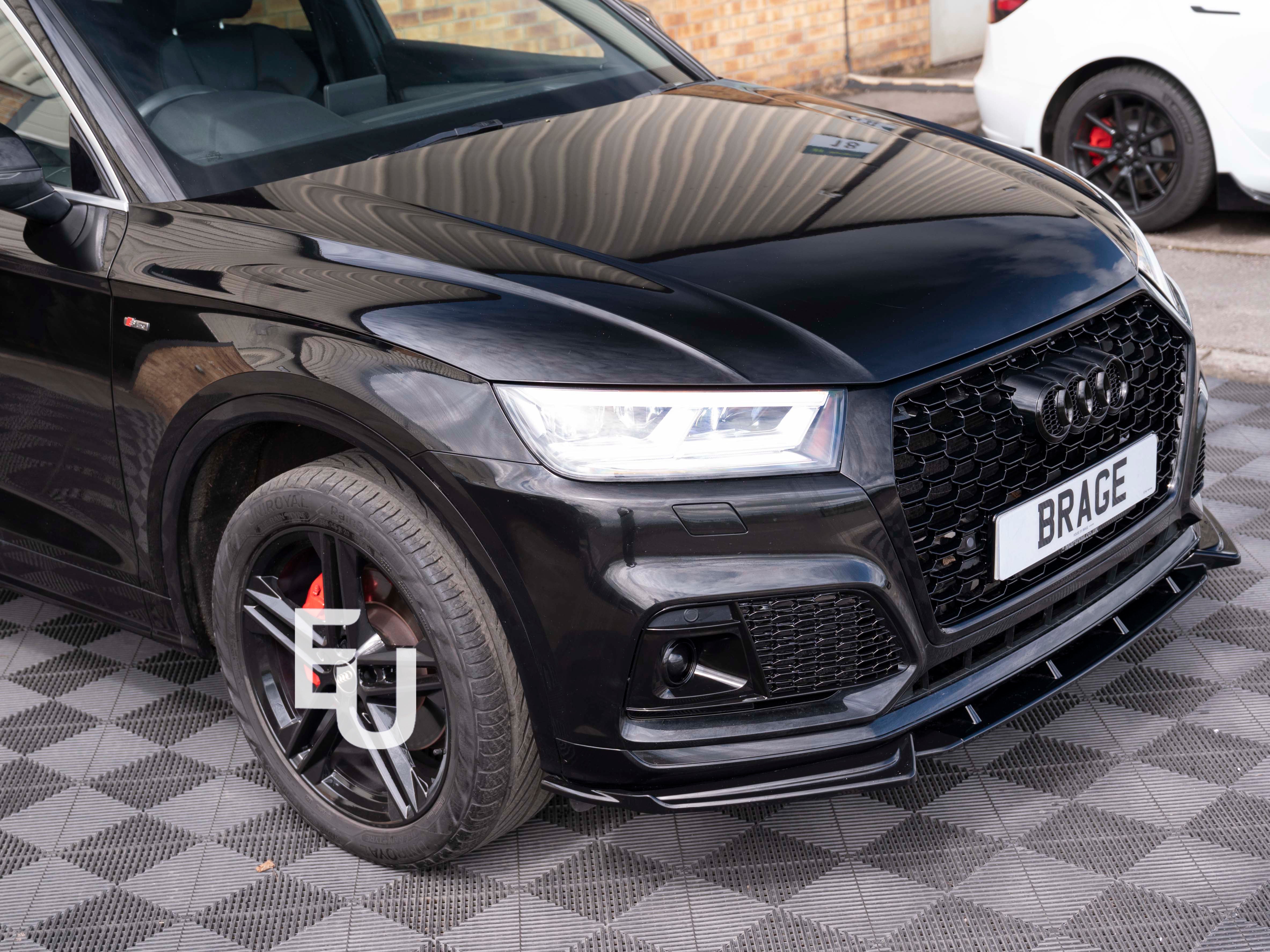 'RSQ5 STYLE' FRONT BUMPER HONEYCOMB GRILLE FOG GRILLE FOR AUDI Q5 SQ5 FY 17-20