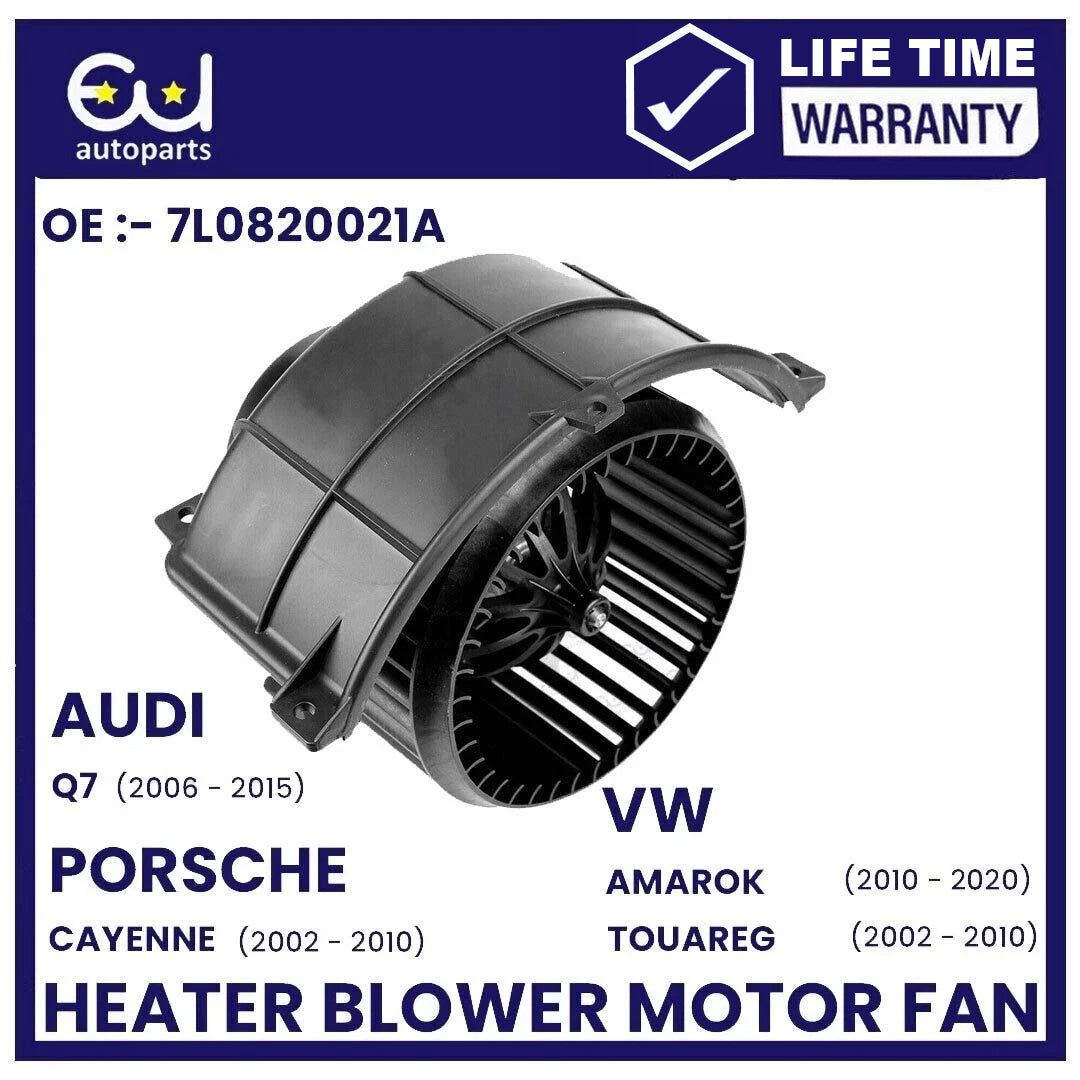 NEW HEATER BLOWER MOTOR FAN FOR PORSCHE CAYENNE AUDI Q7 4L2820021A 7L0820021A UK