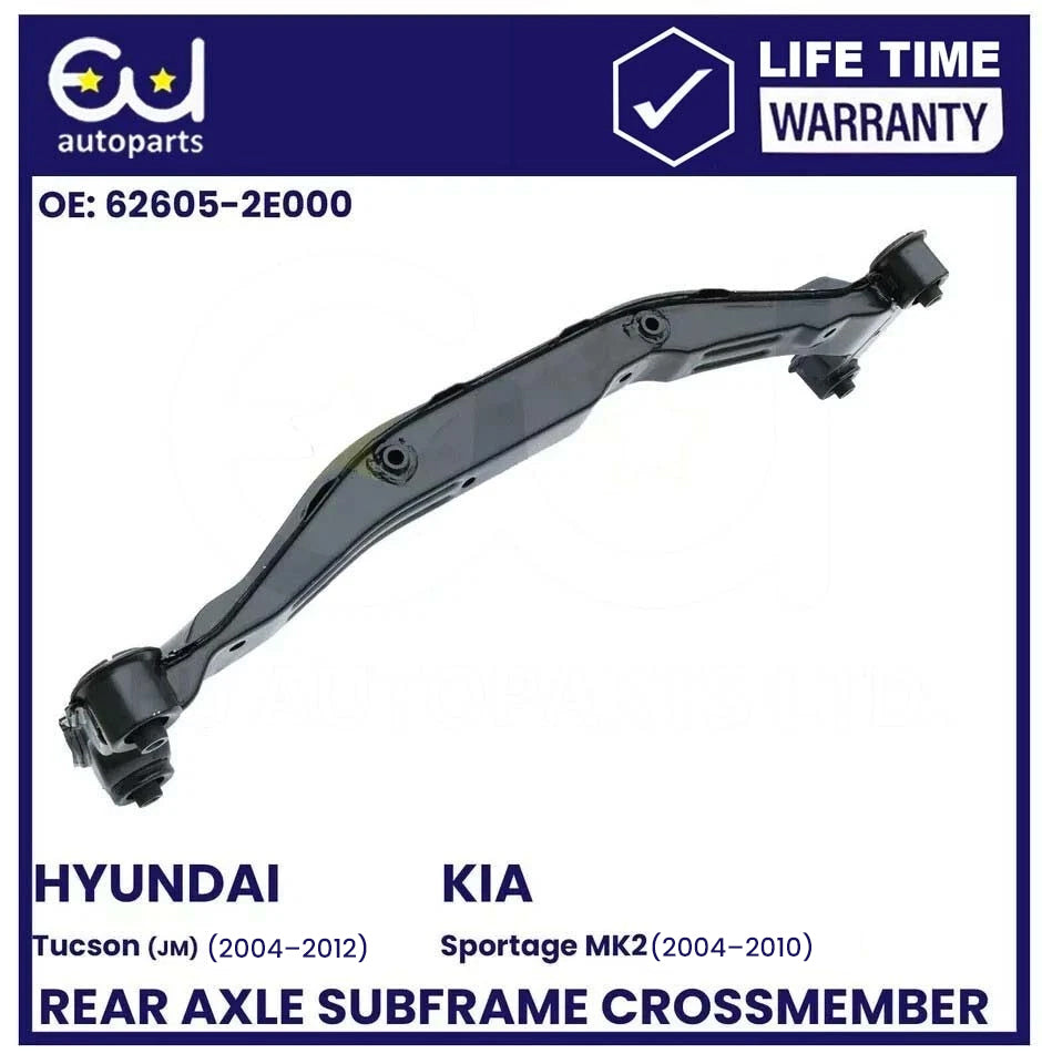 REAR AXLE SUBFRAME CROSSMEMBER FOR HYUNDAI TUCSON 04-12 ONLY 2WD (rubber mounts)
